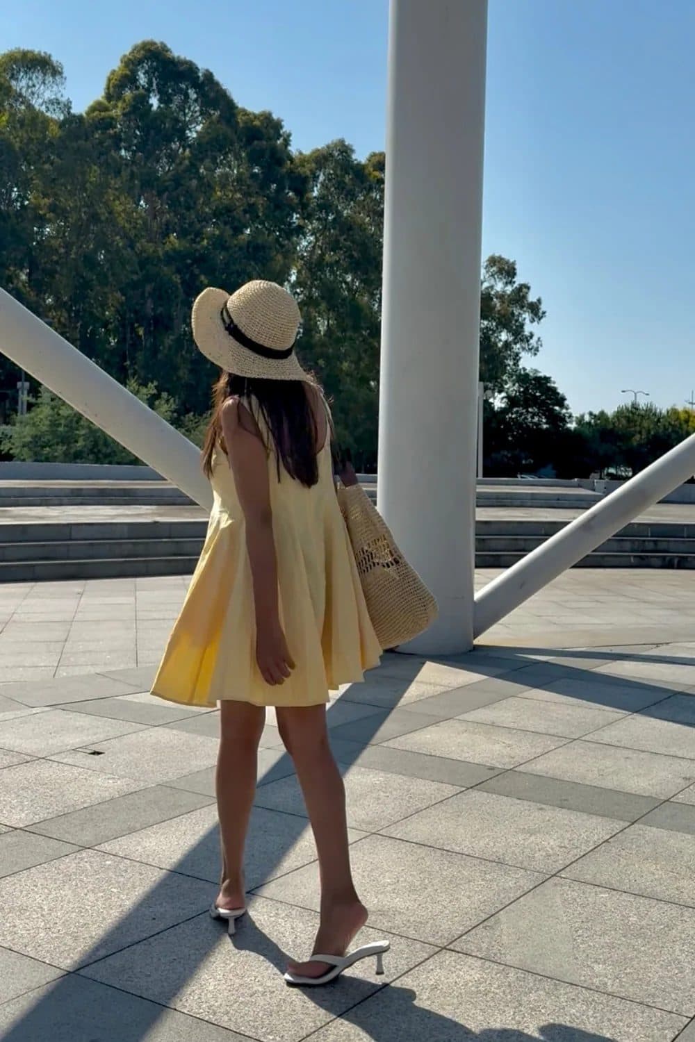 Lemon Cream Romper Dress image 5