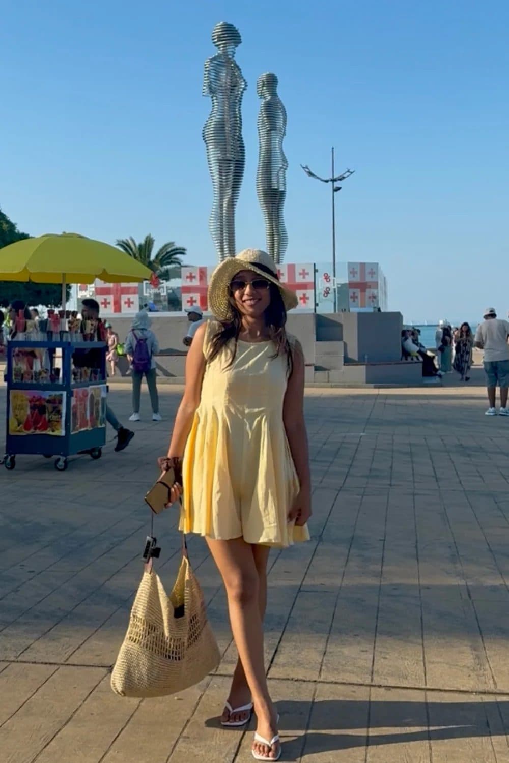 Lemon Cream Romper Dress image 6