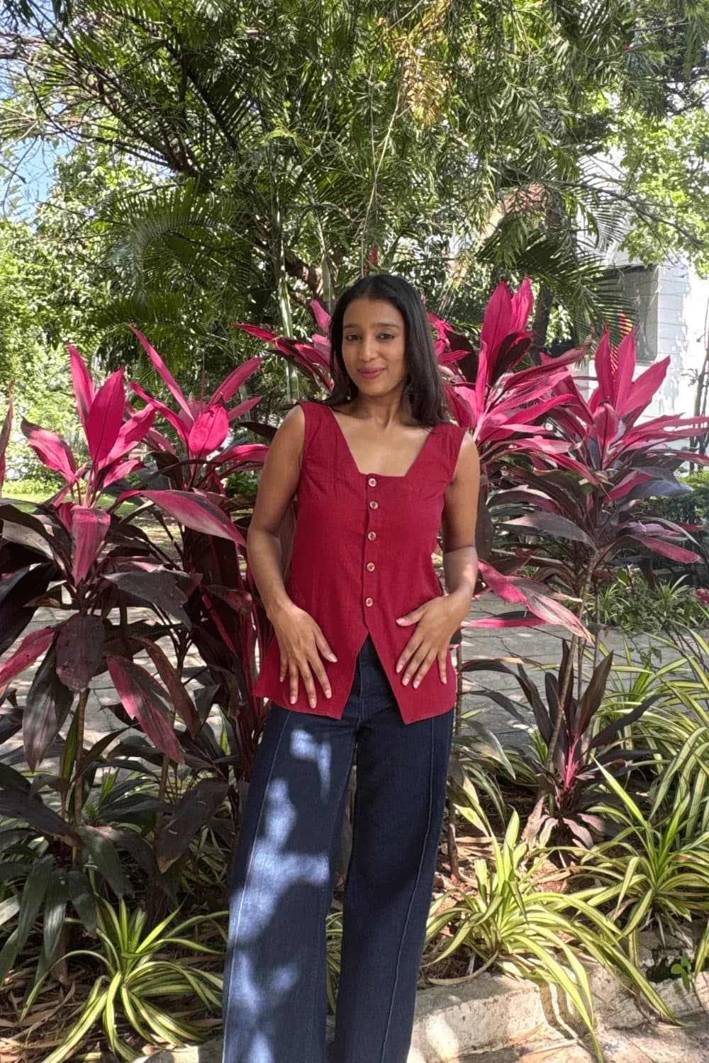 Rani Short Kurti Top image 4