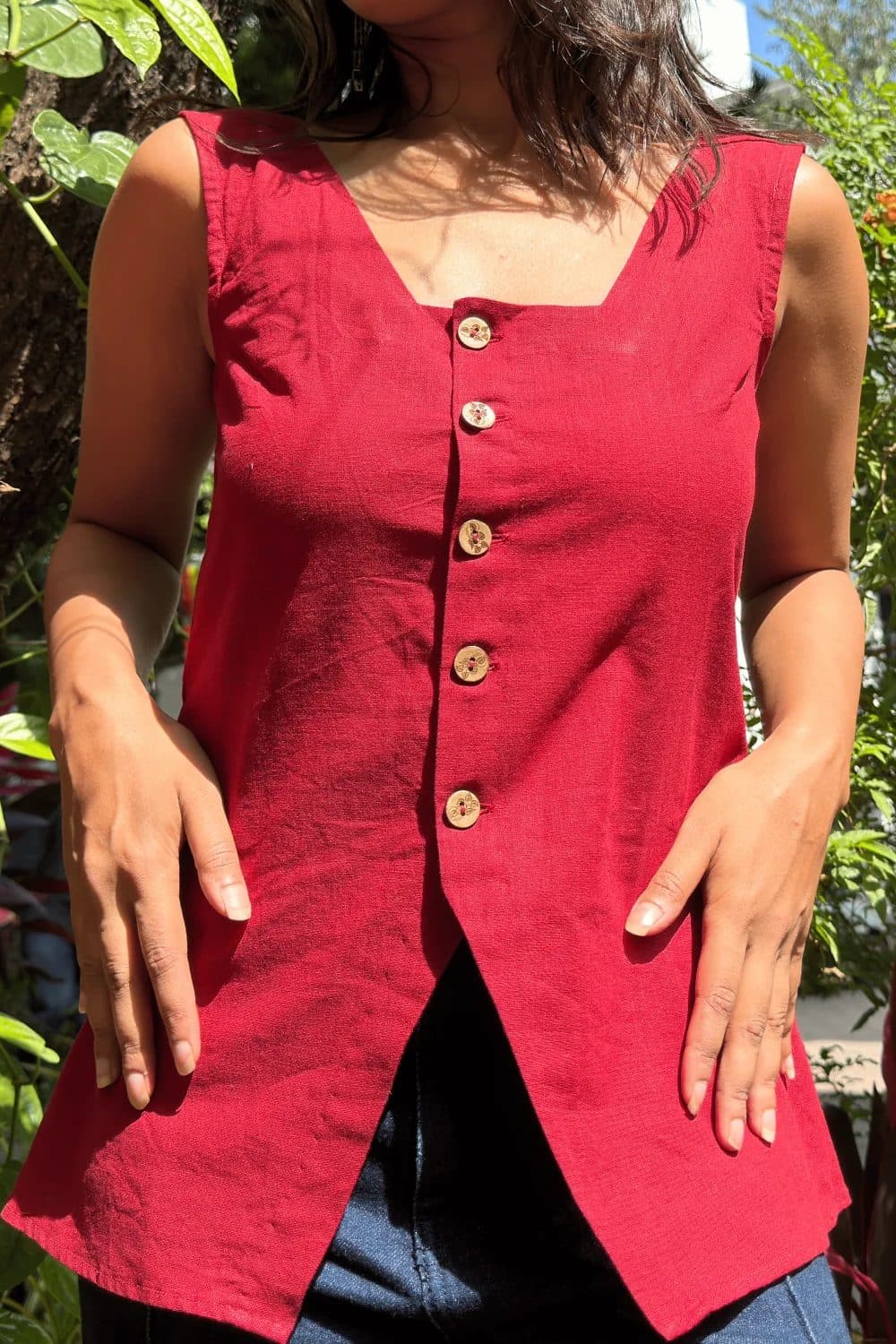 Rani Short Kurti Top image 5
