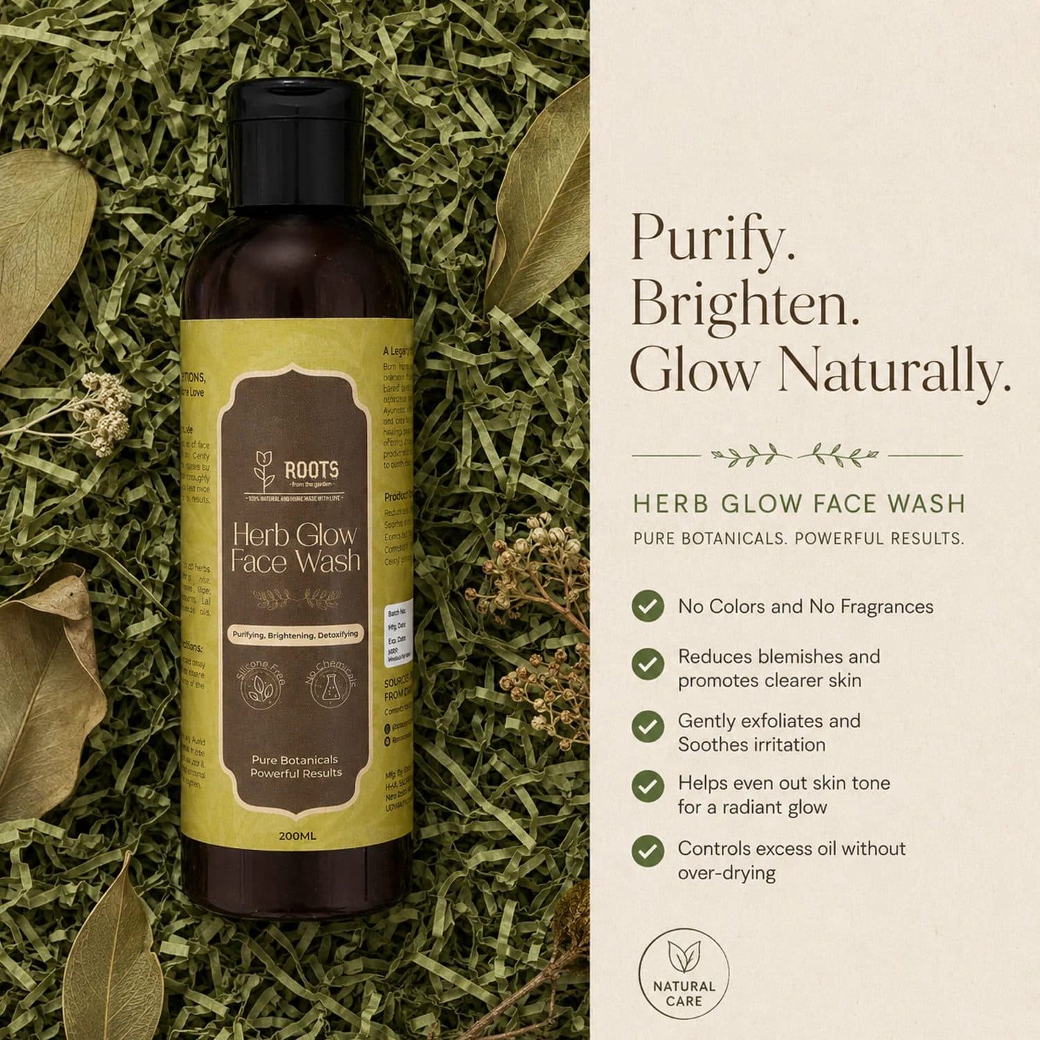 HERB GLOW FACE WASH image 2