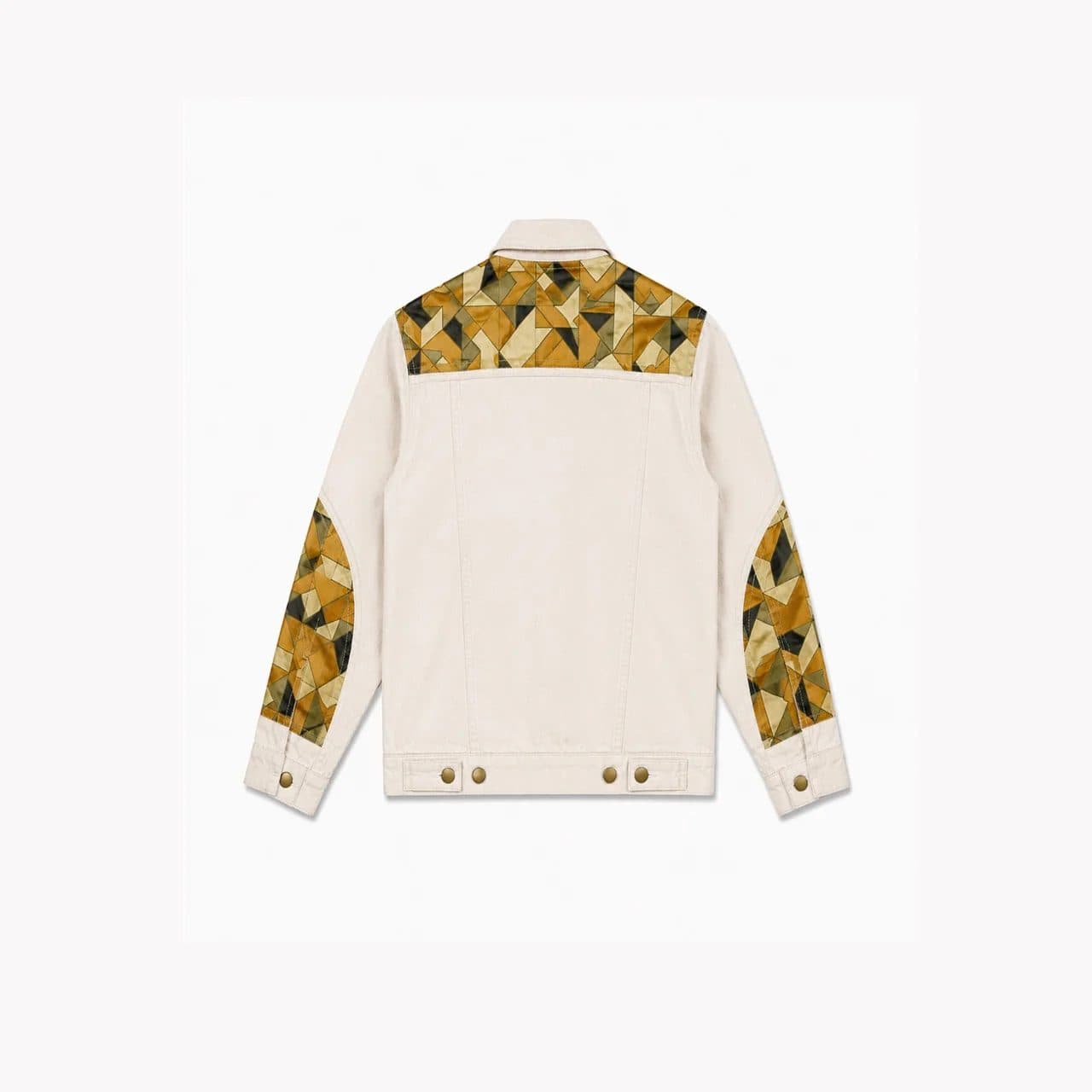 BEIGE PATCHWORK WOMEN'S JACKET image 2