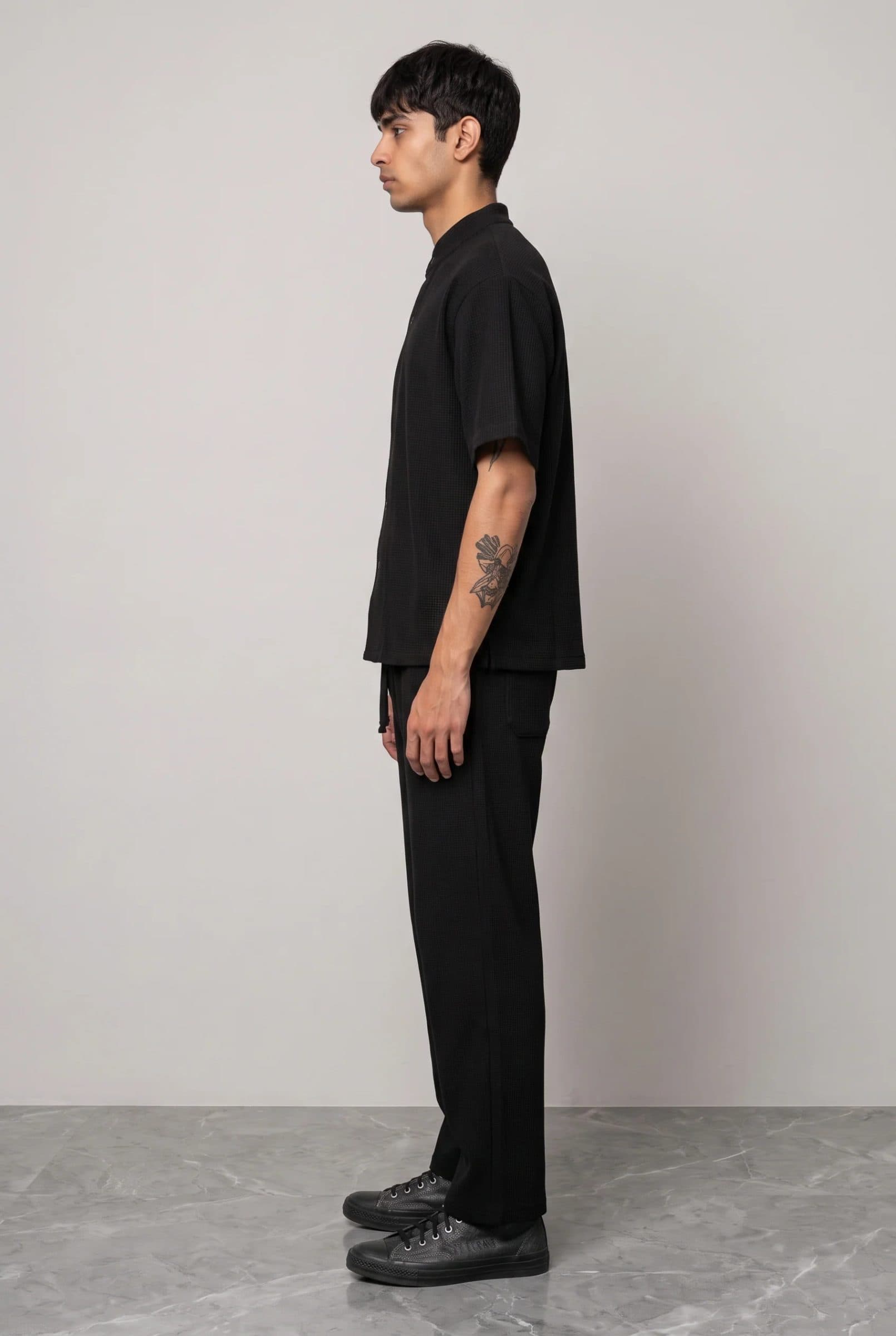 BLACK CO-ORD SET MEN'S PANT image 7