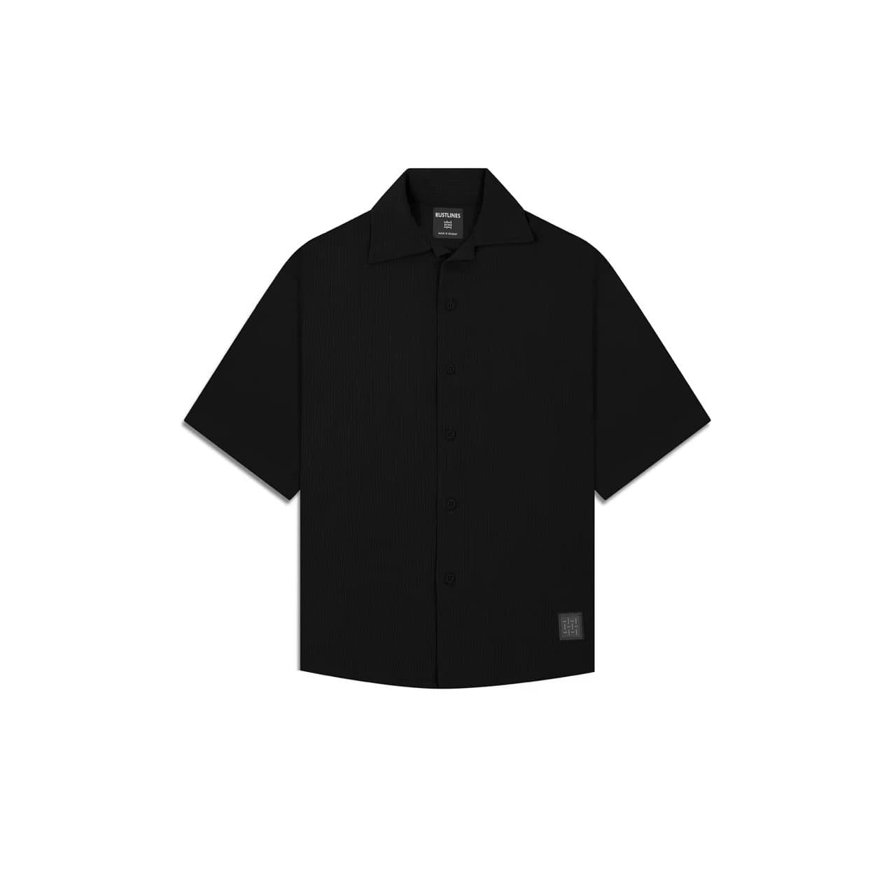 BLACK CO-ORD SET MEN'S SHIRT image 1