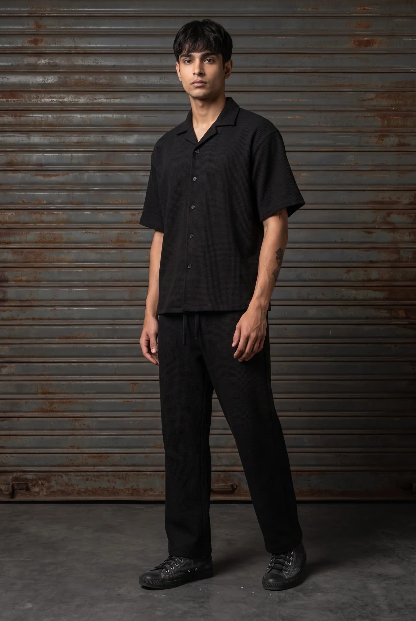 BLACK CO-ORD SET MEN'S PANT image 9