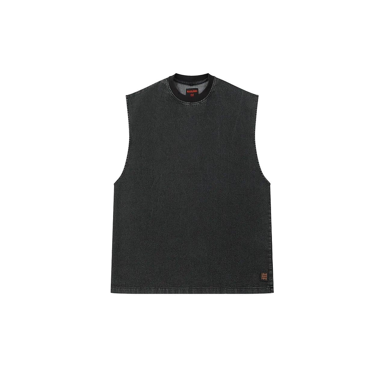BLACK DENIM WOMEN'S TANK TOP image 1