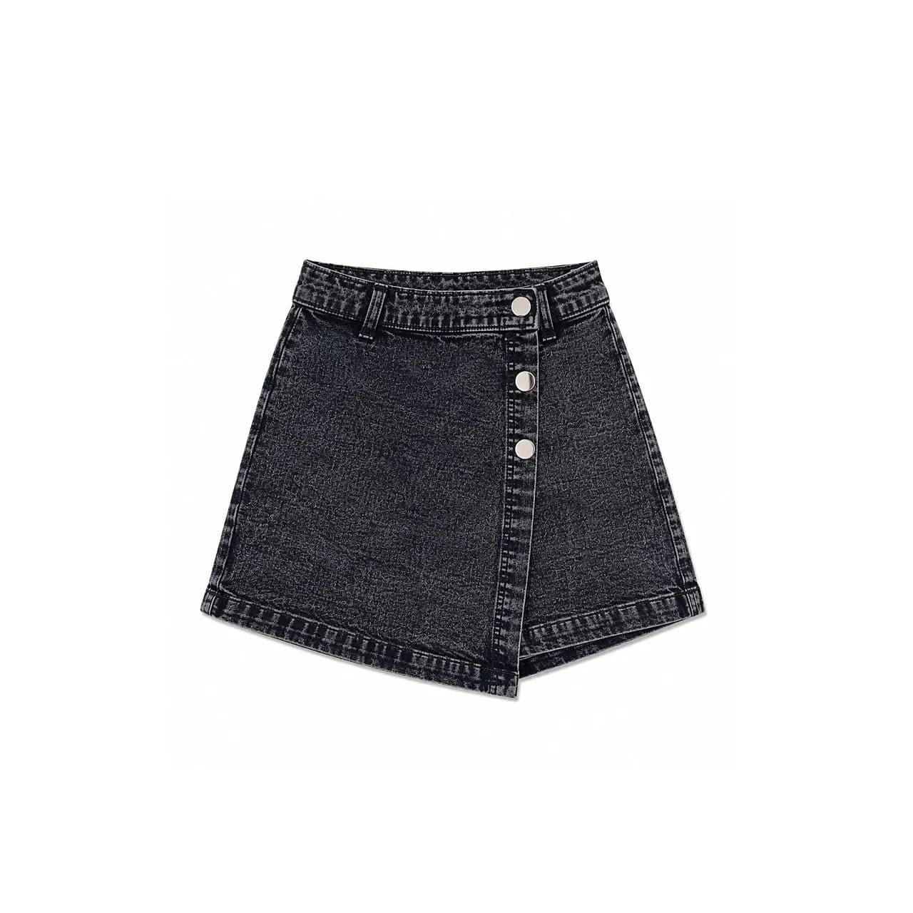 BLACK DENIM WOMEN'S SKORT image 1
