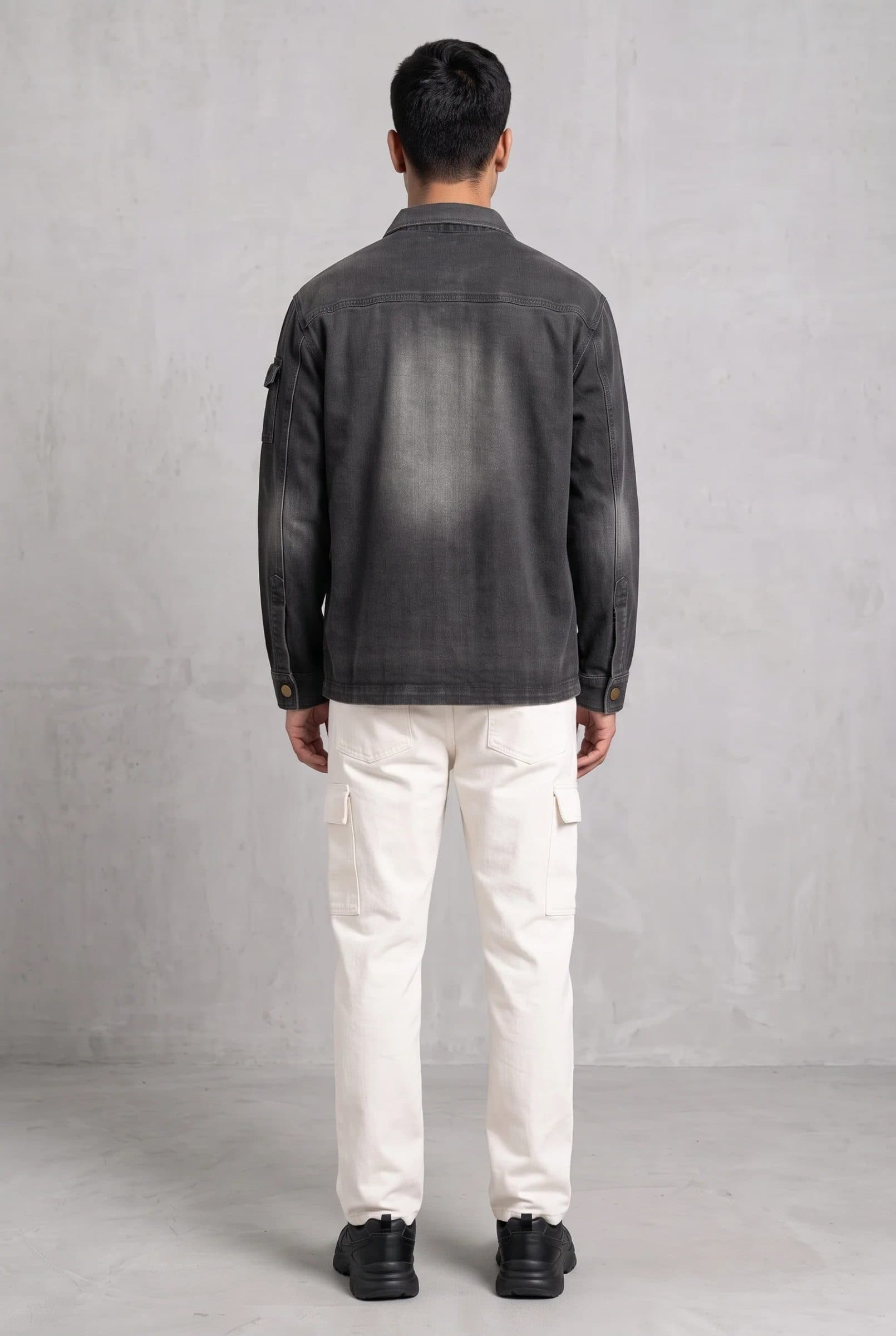 BLACK OG DENIM MEN'S JACKET image 5