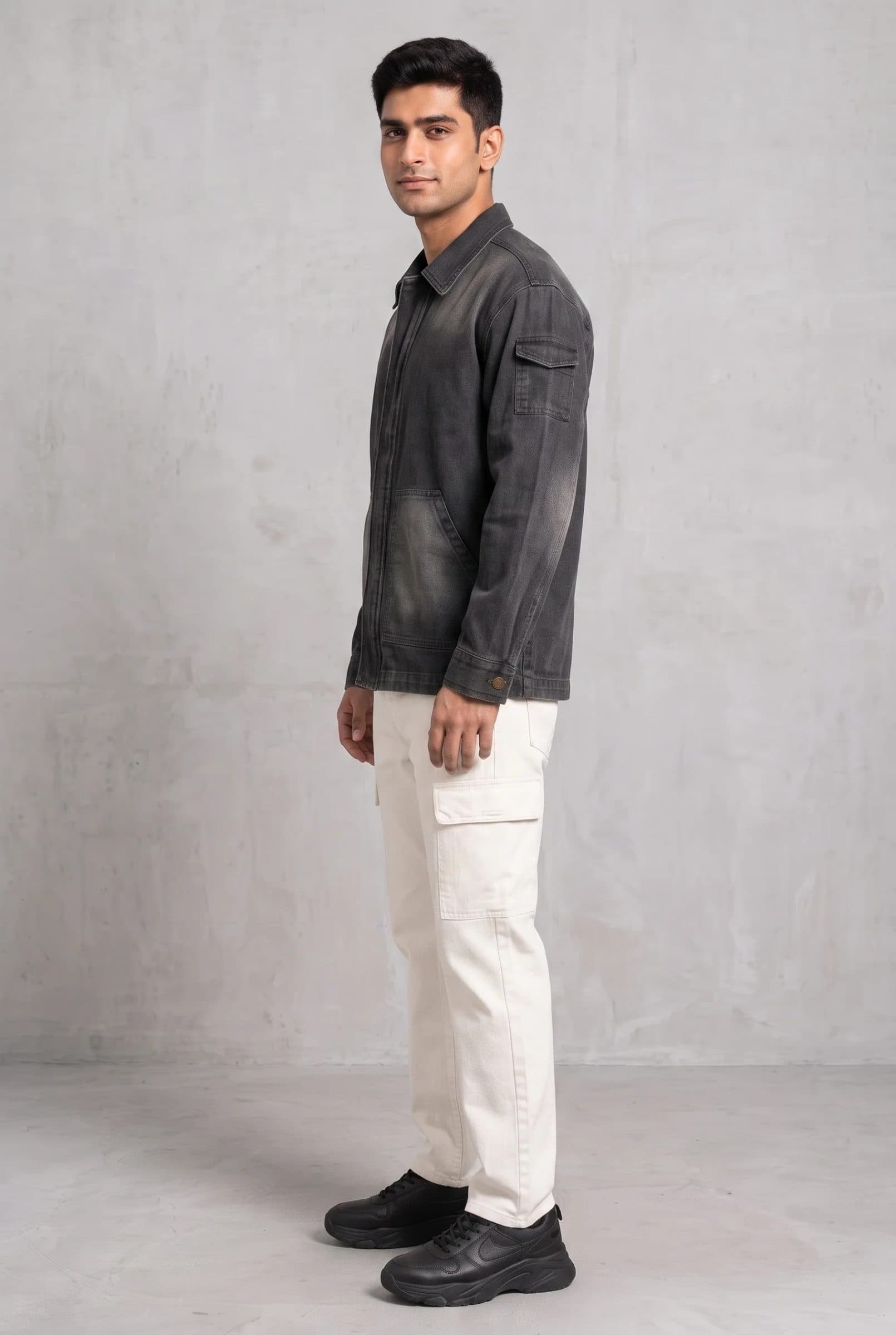 BLACK OG DENIM MEN'S JACKET image 7