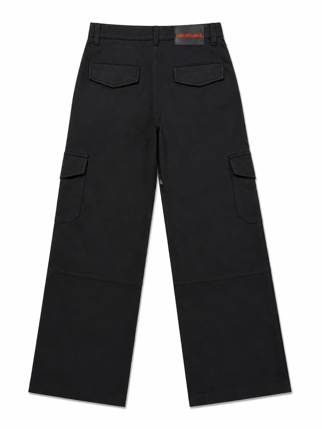 BLACK OVERSIZED SIX POCKET CARGO WITH FLAP image 2