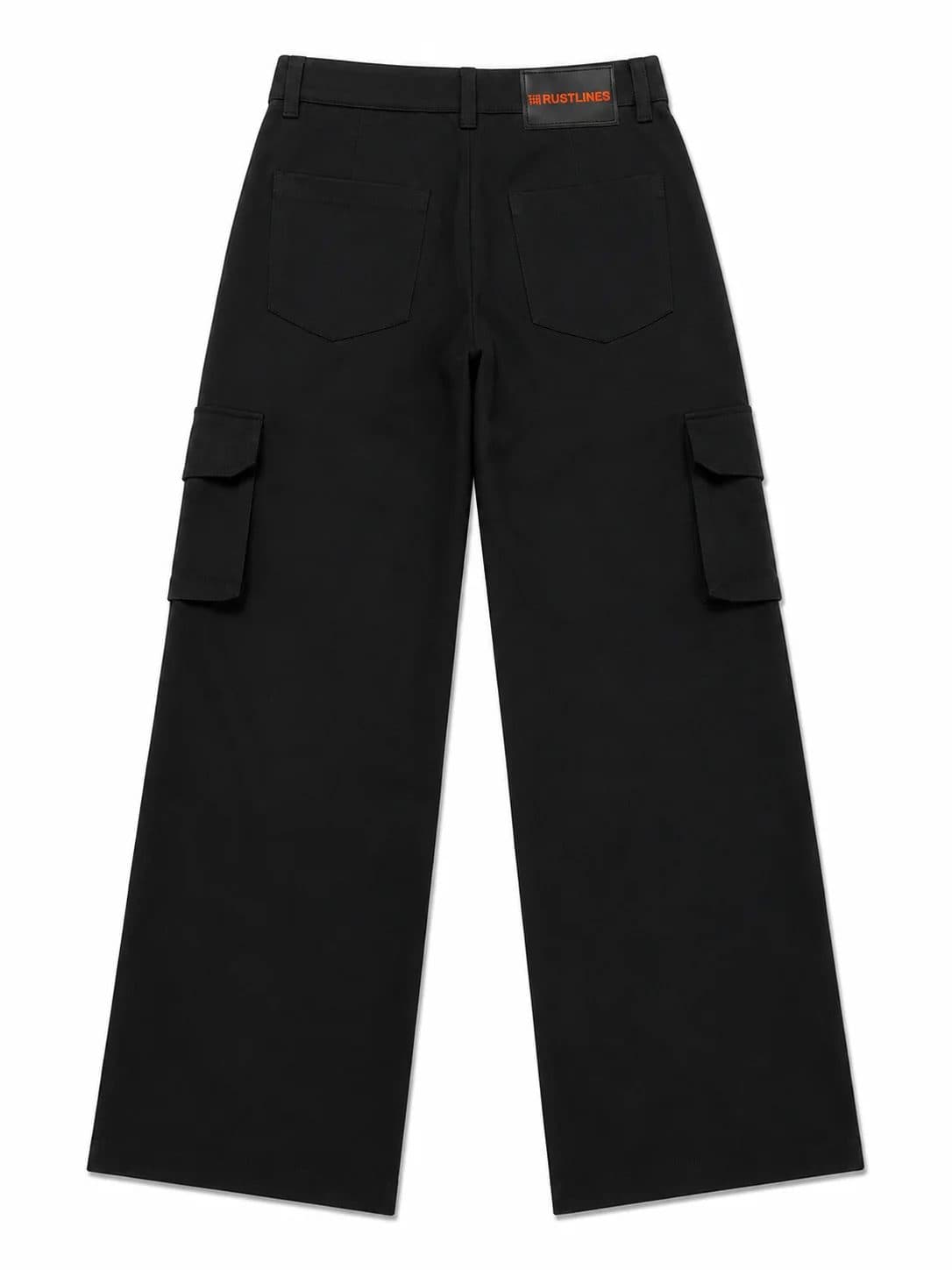 BLACK OVERSIZED SIX POCKET CARGO WITHOUT FLAP image 2