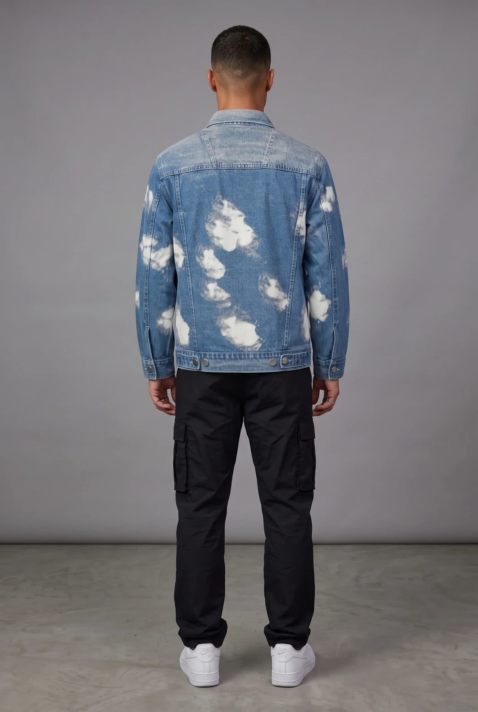 BLUE CLOUD DENIM MEN'S JACKET image 5