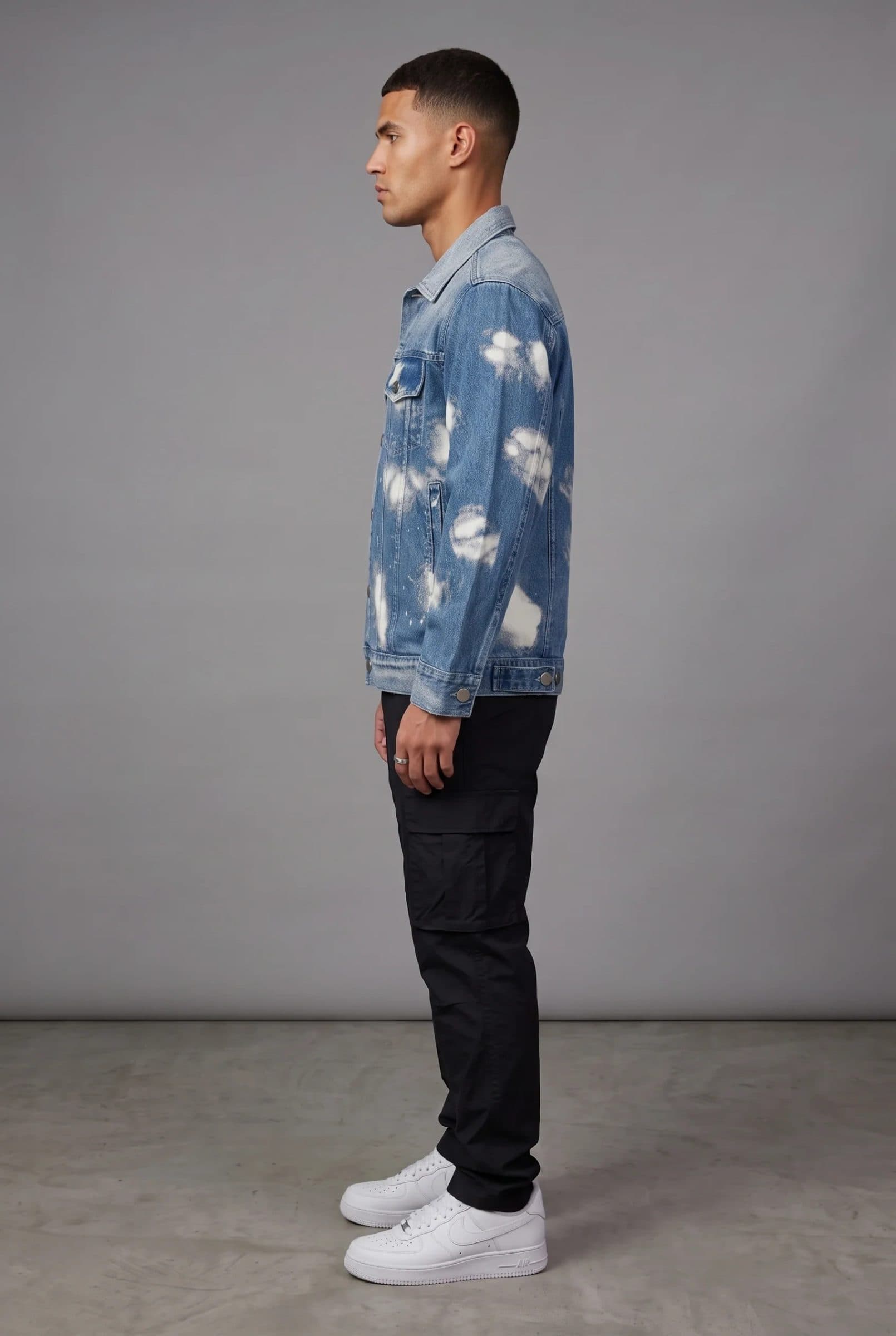 BLUE CLOUD DENIM MEN'S JACKET image 6