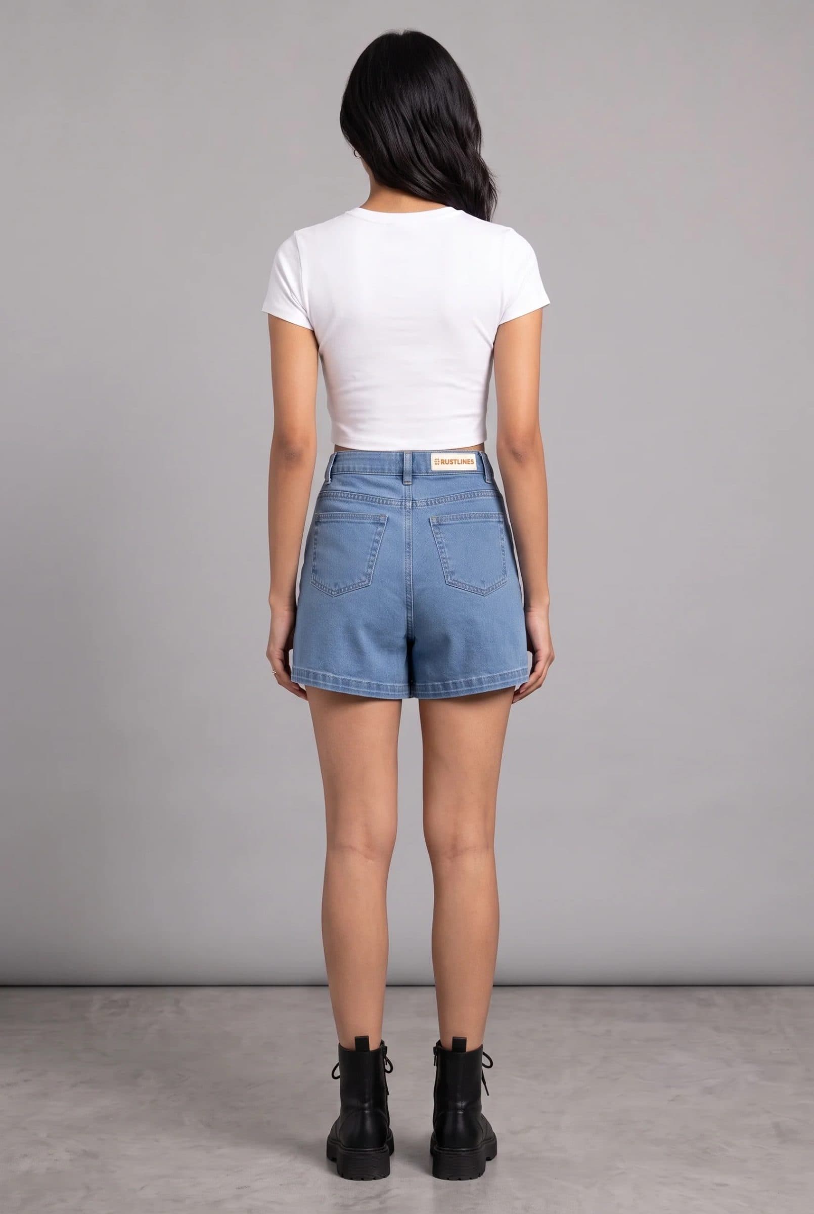 BLUE DENIM WOMEN'S SKORT image 5