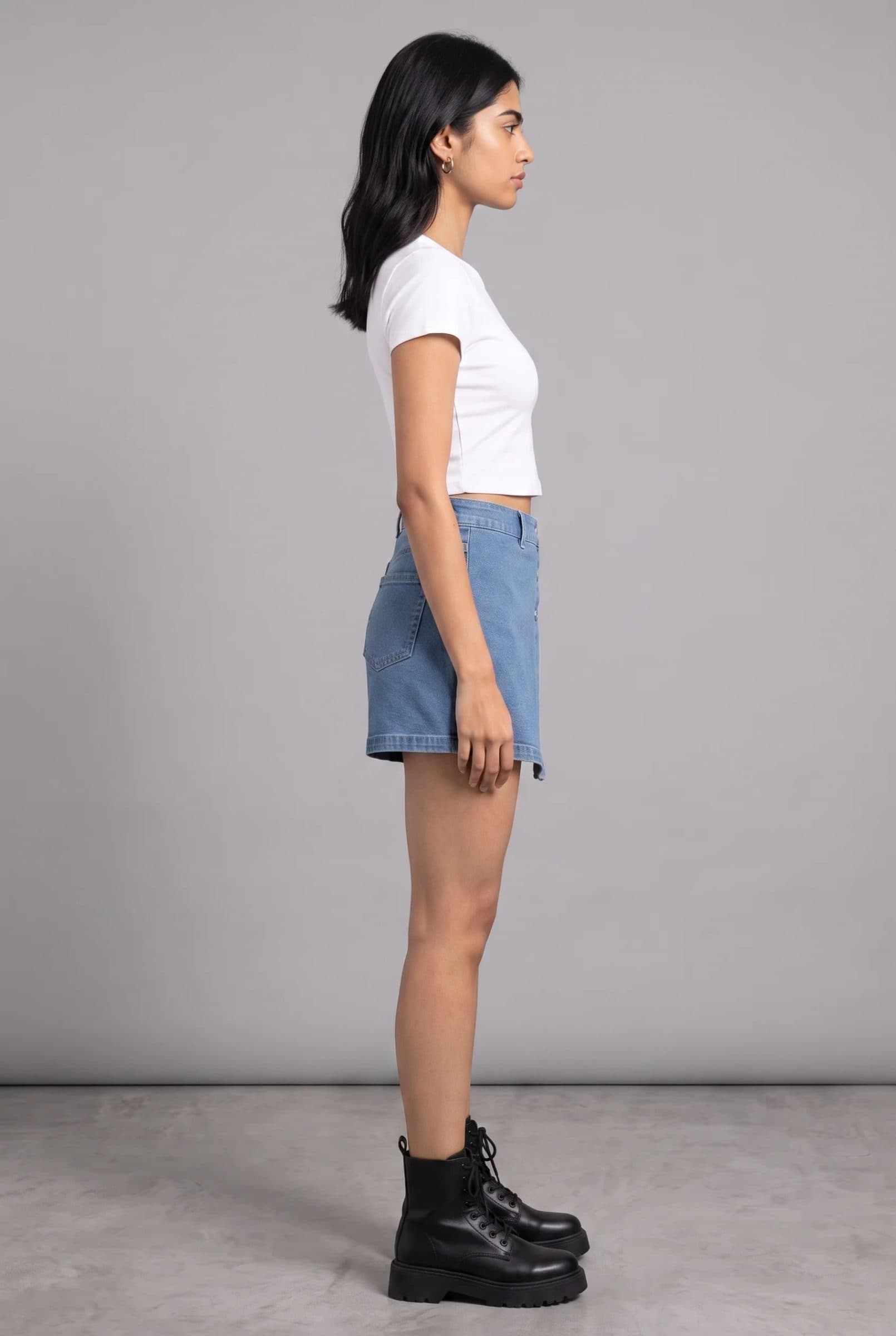 BLUE DENIM WOMEN'S SKORT image 7