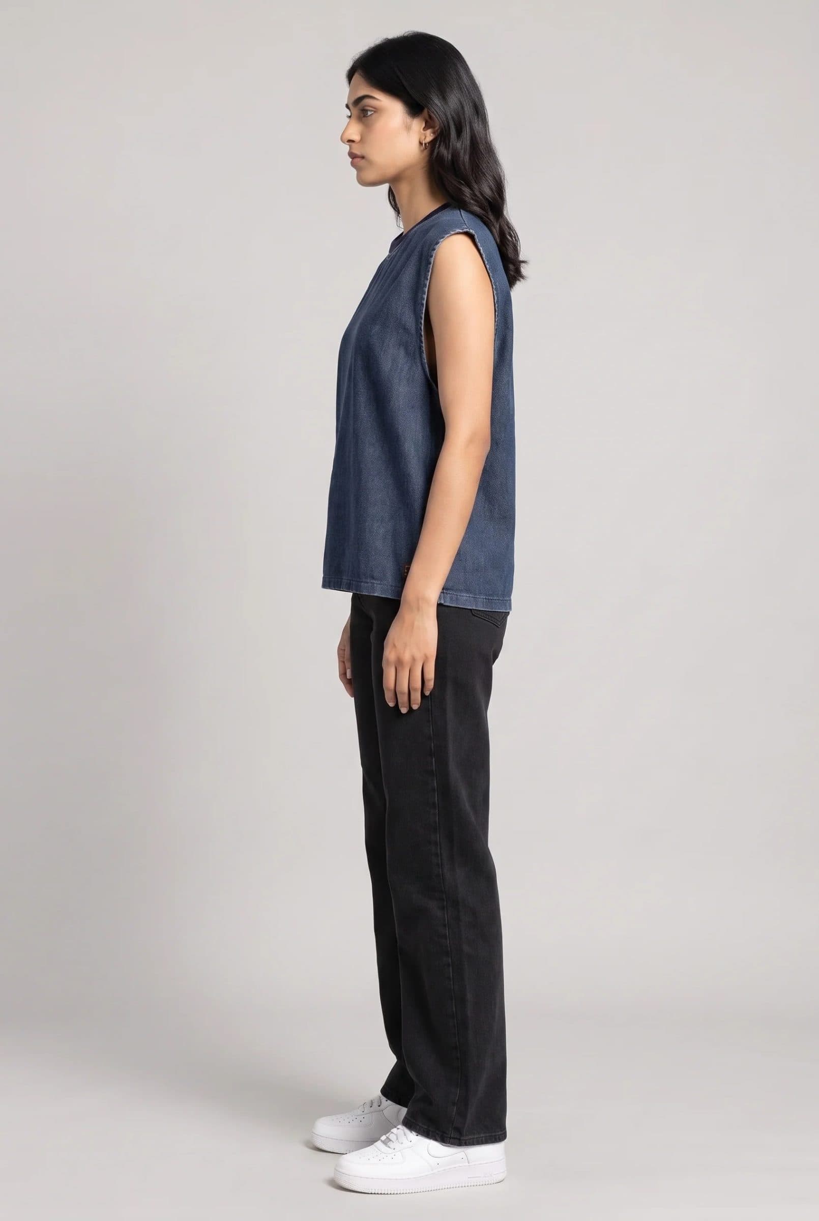BLUE DENIM WOMEN'S TANK TOP image 6