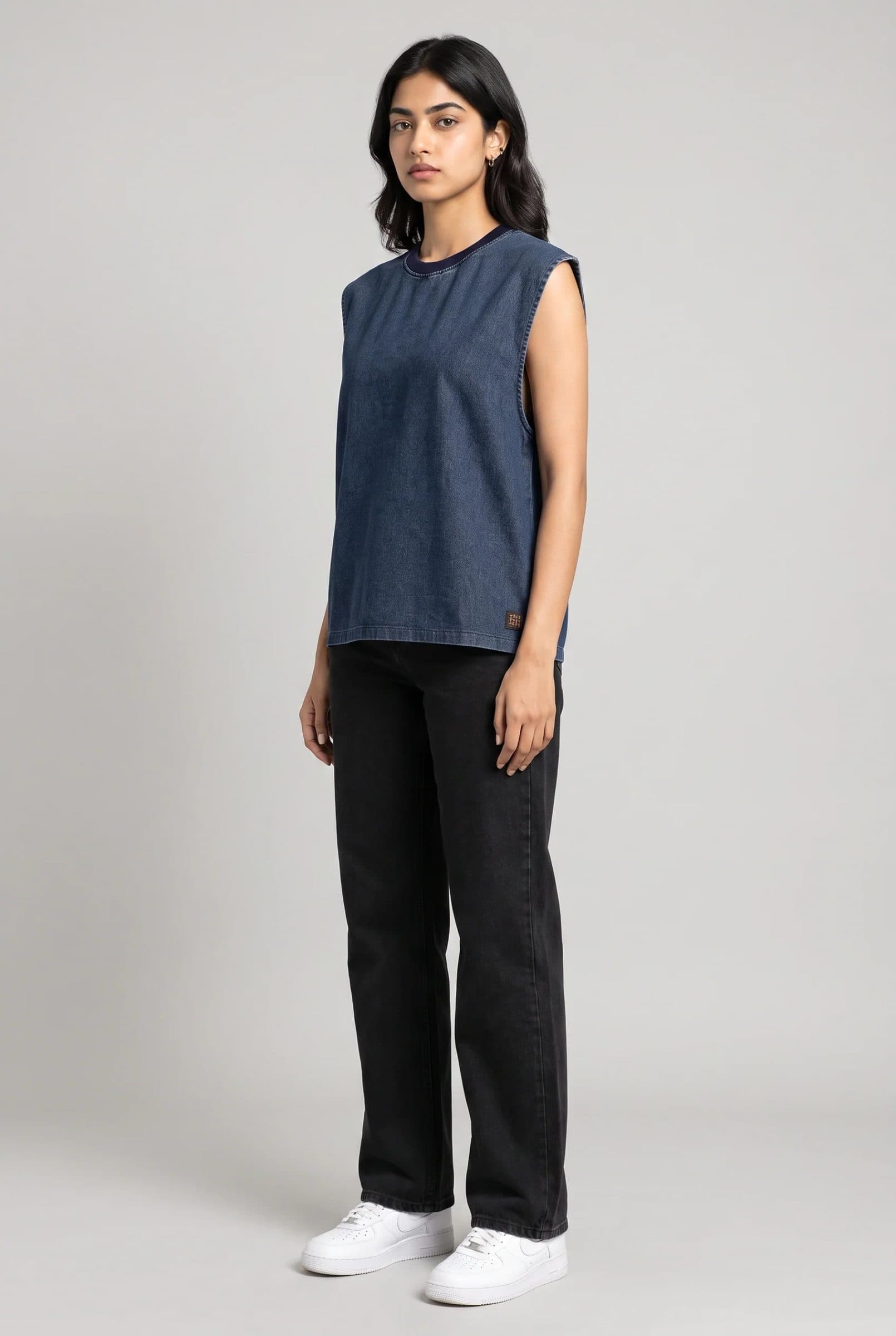 BLUE DENIM WOMEN'S TANK TOP image 10
