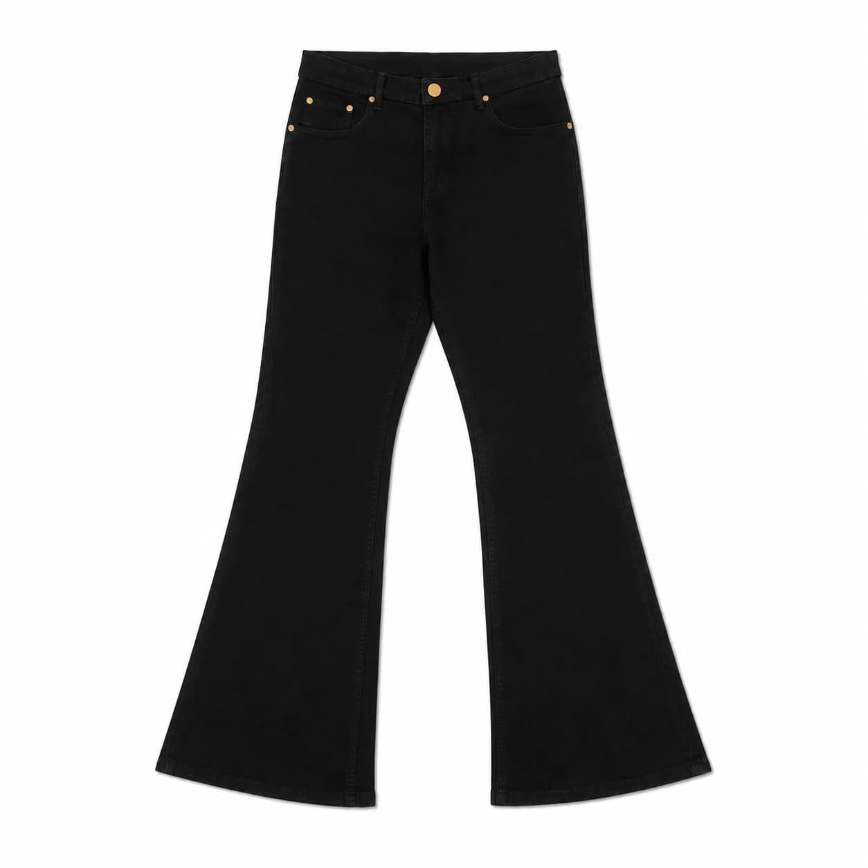 BOOTLEG DENIM BLACK WOMEN'S JEANS image 1
