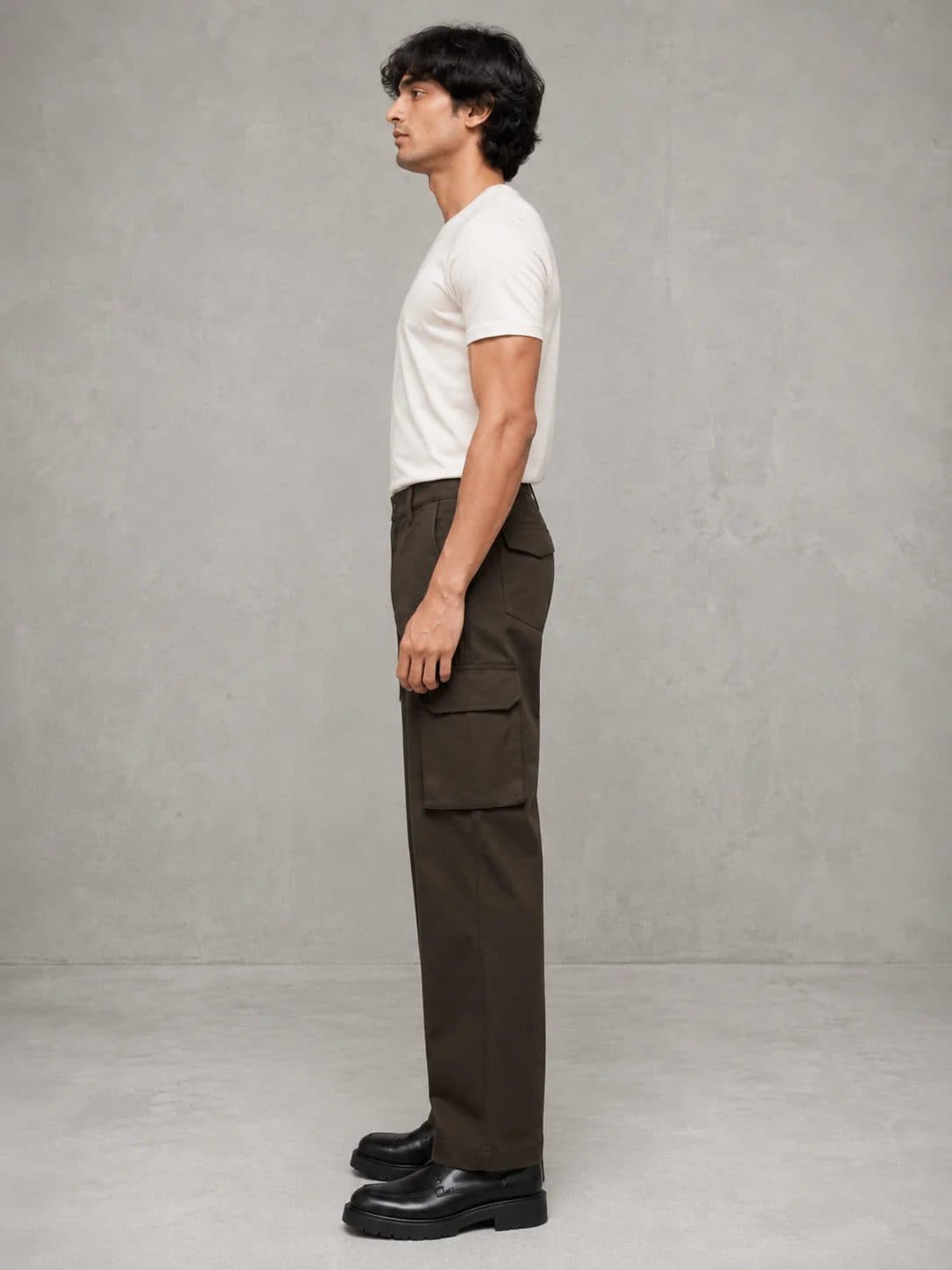 BROWN OVERSIZED SIX POCKET CARGO WITH FLAP image 6