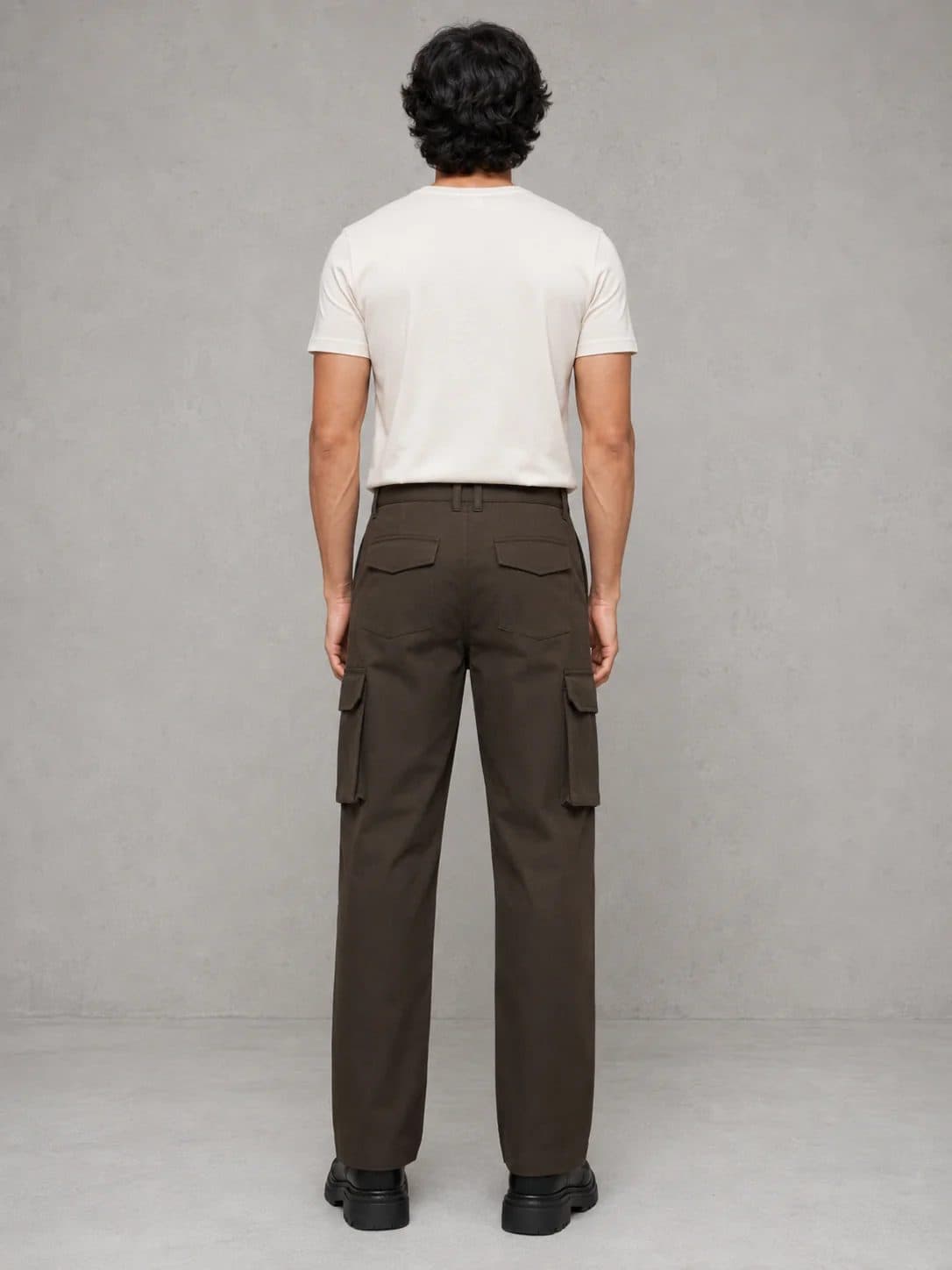 BROWN OVERSIZED SIX POCKET CARGO WITH FLAP image 9