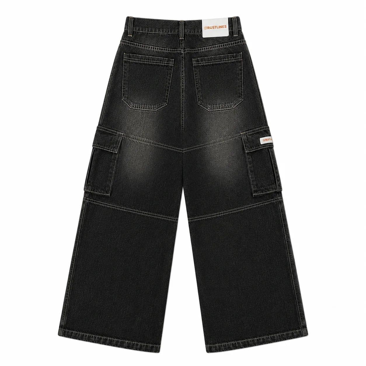 CARBON BLACK DENIM MEN'S CARGO image 2