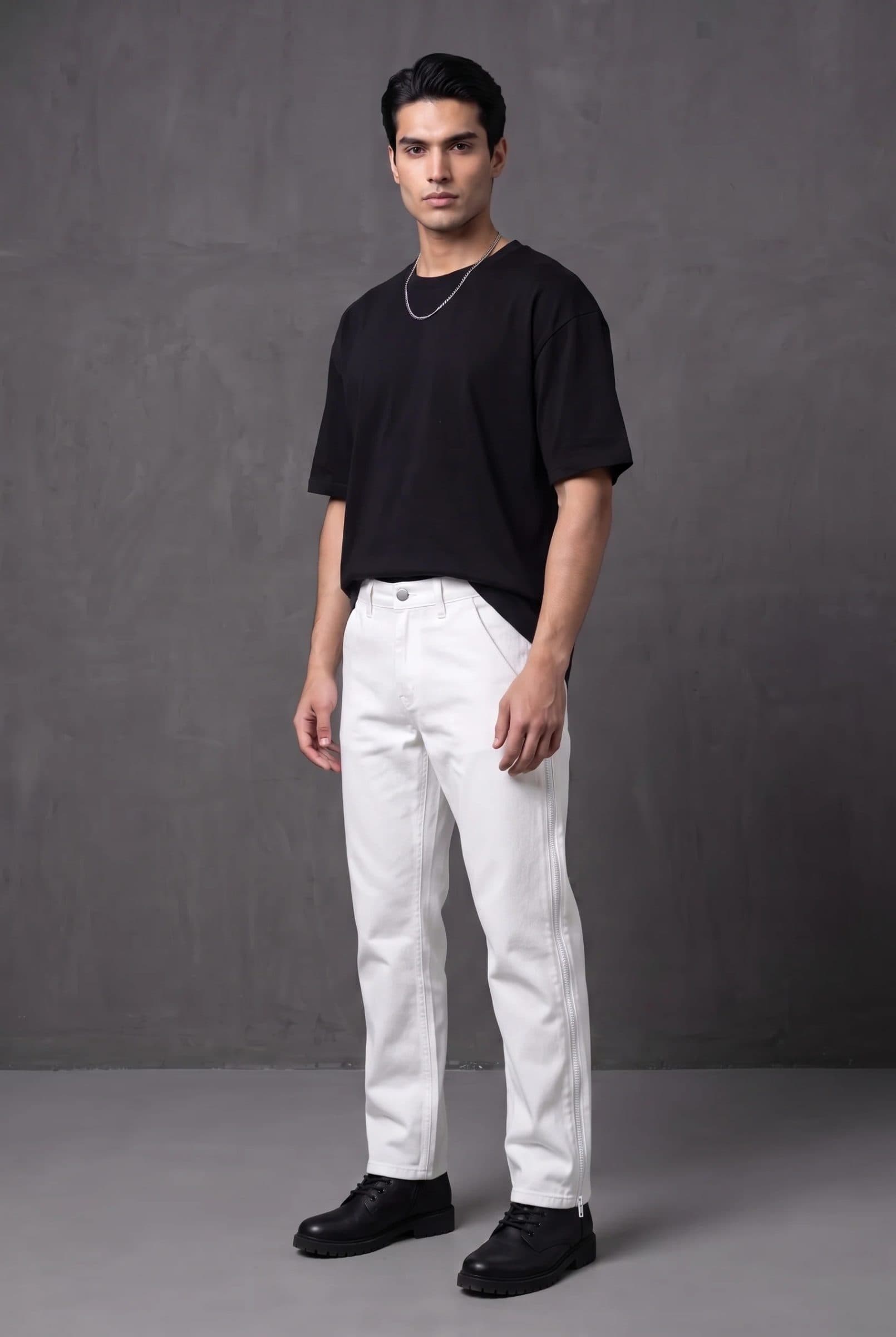 DAY TO NIGHT DENIM WHITE MEN'S PANT image 9