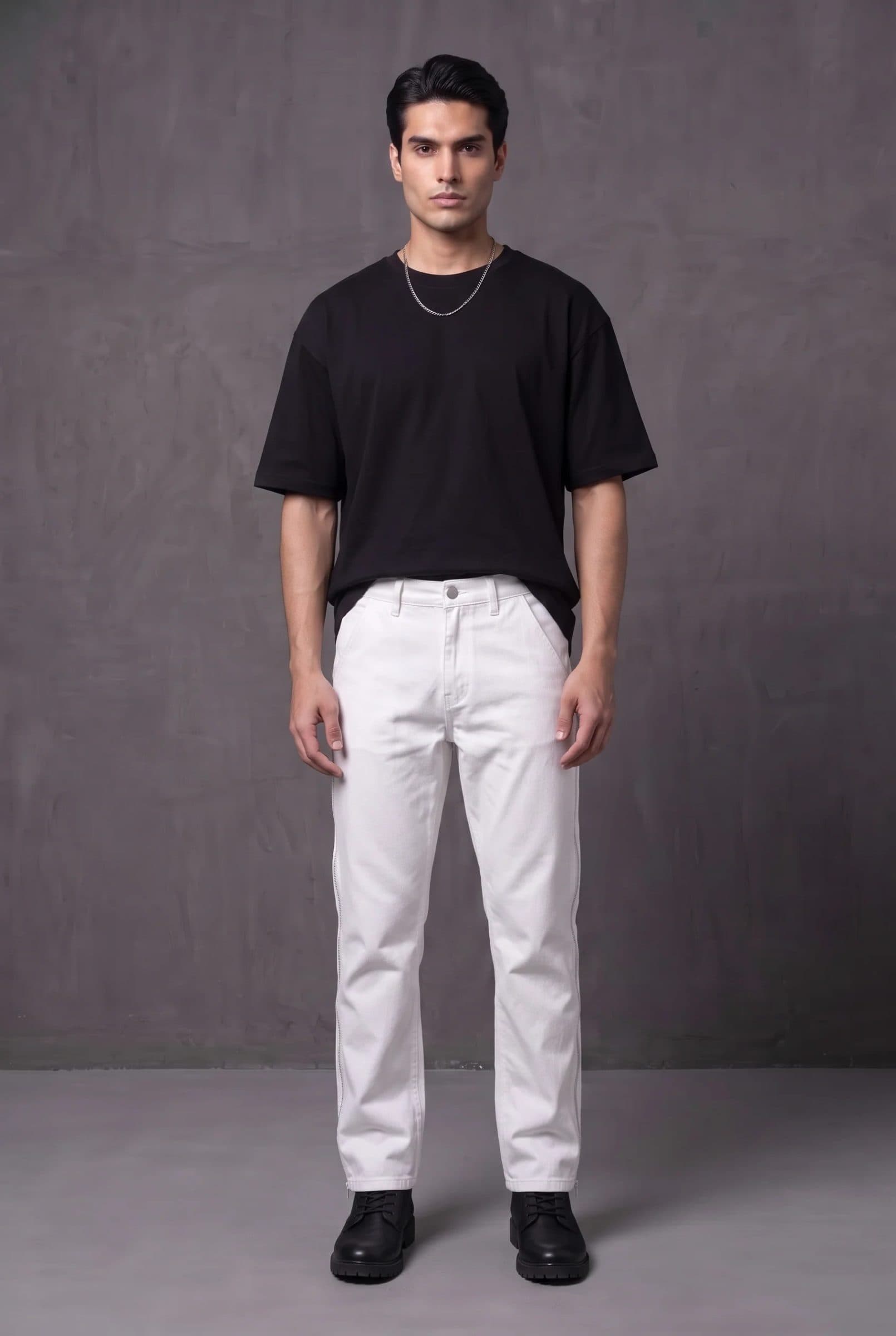 DAY TO NIGHT DENIM WHITE MEN'S PANT image 6