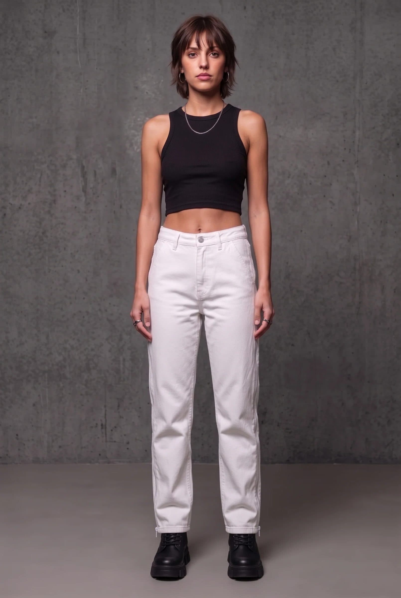 DAY TO NIGHT DENIM WHITE WOMEN'S PANT image 6