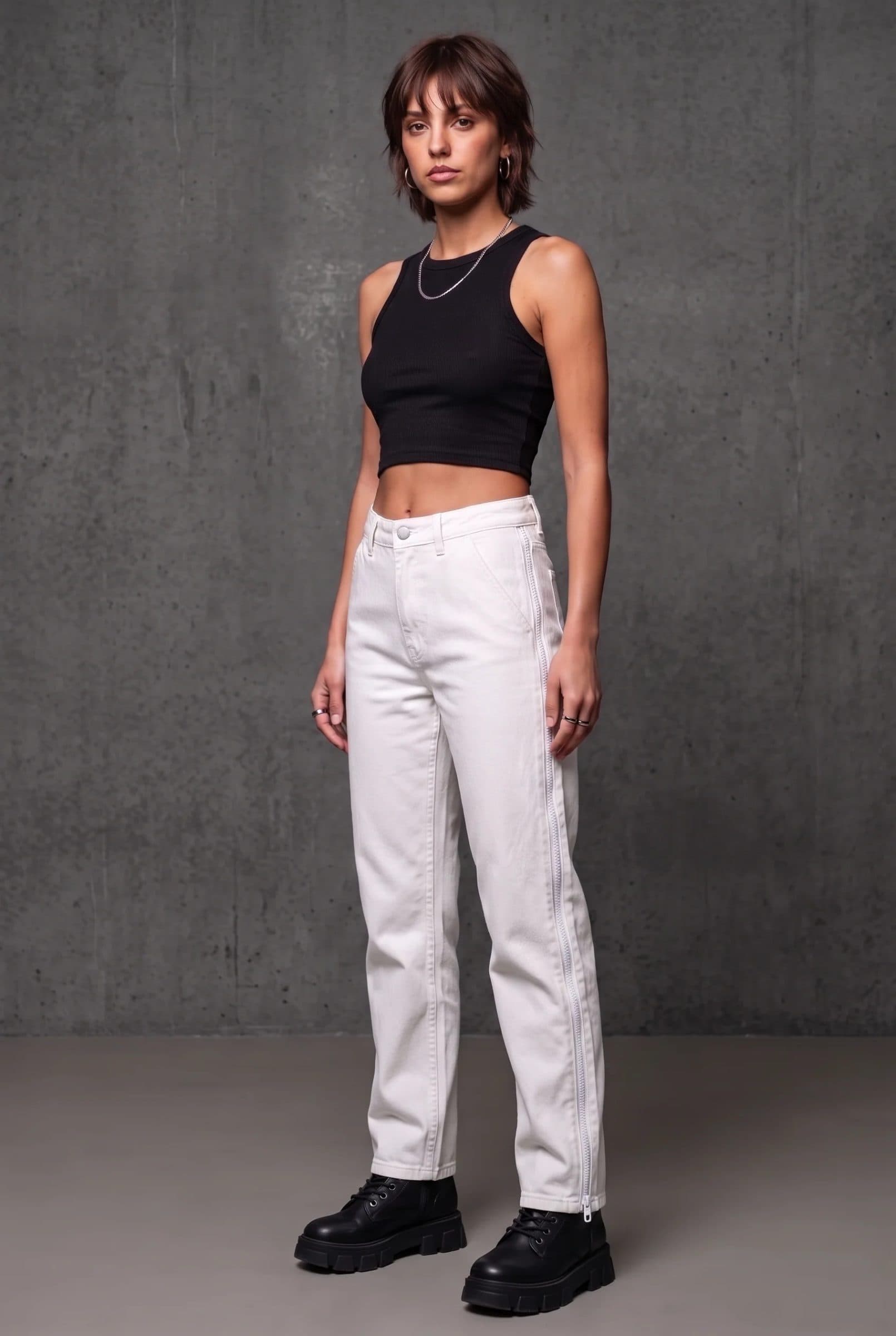 DAY TO NIGHT DENIM WHITE WOMEN'S PANT image 9