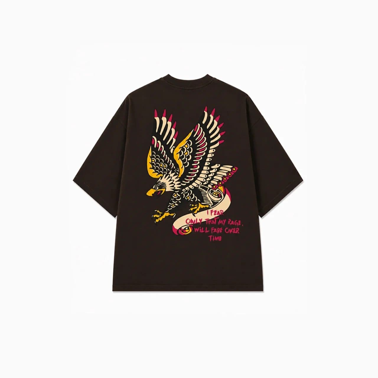 EAGLE EYE BROWN WOMEN’S OVERSIZED T-SHIRT image 2