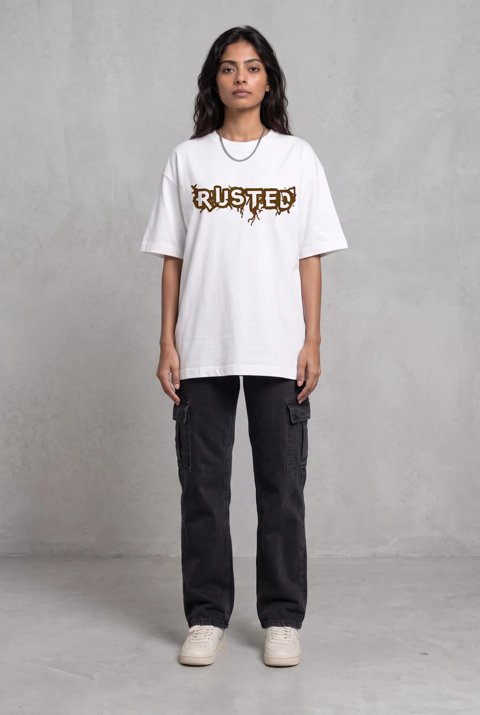 GRENADE WHITE WOMEN’S OVERSIZED T-SHIRT image 4