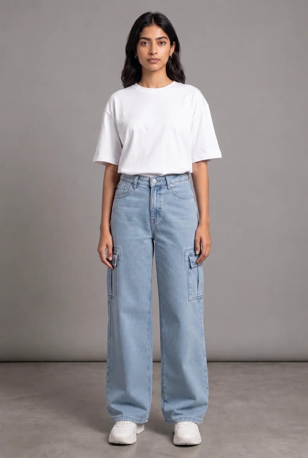 ICED DENIM WOMEN'S CARGO image 4