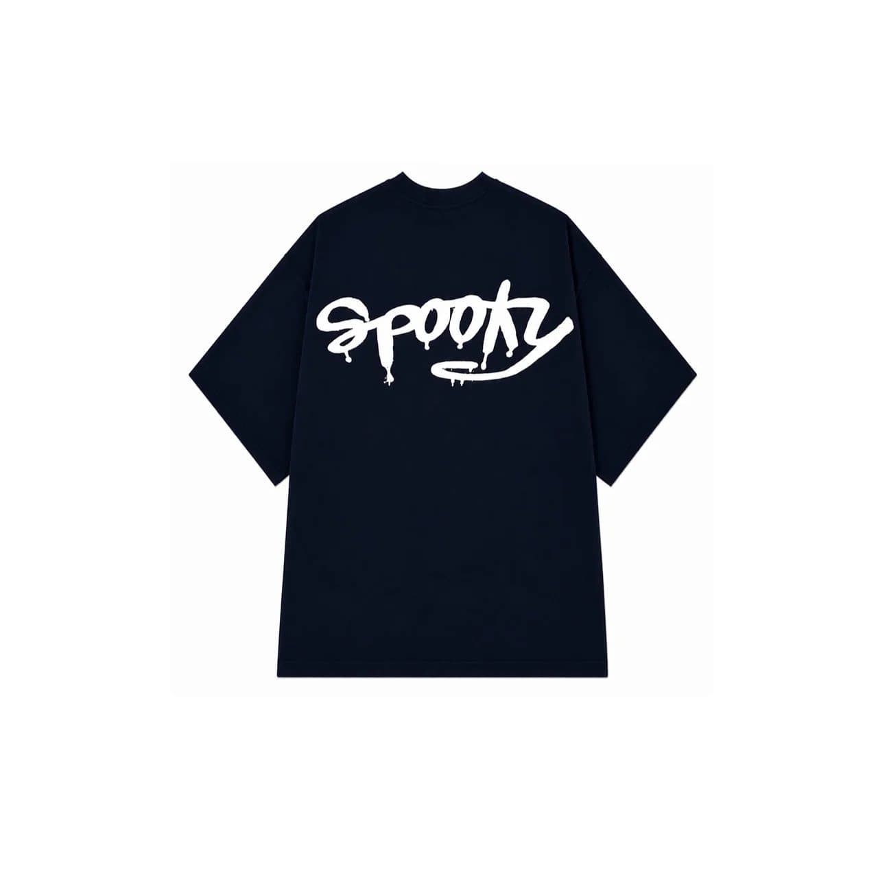 MIDNIGHT SPOOKY NAVY WOMEN’S OVERSIZED T-SHIRT image 2