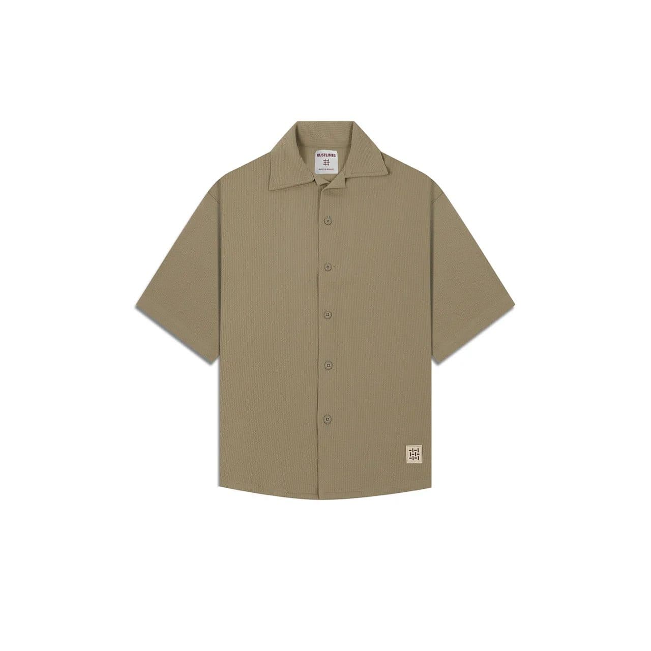 BEIGE CO-ORD SET MEN'S SHIRT image 1