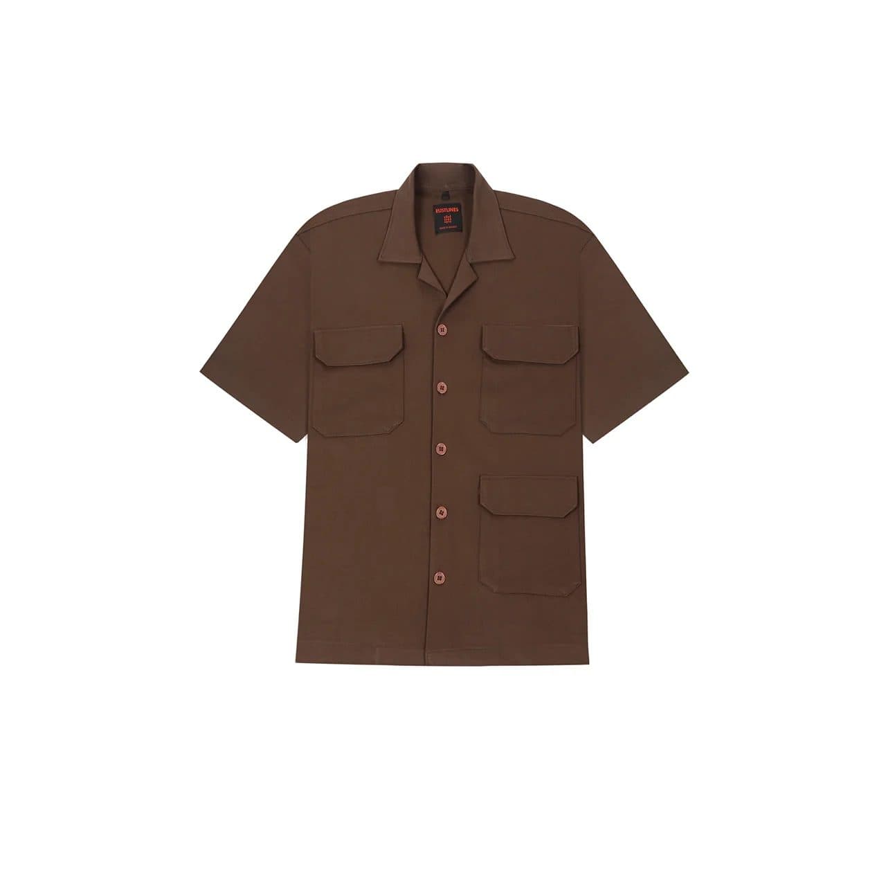 UTILITY BROWN MEN'S SHIRT image 1
