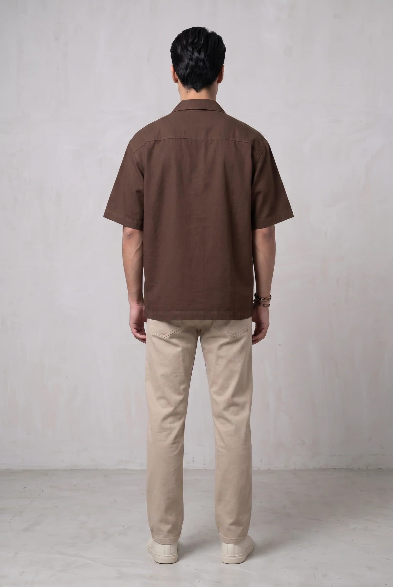 UTILITY BROWN MEN'S SHIRT image 5