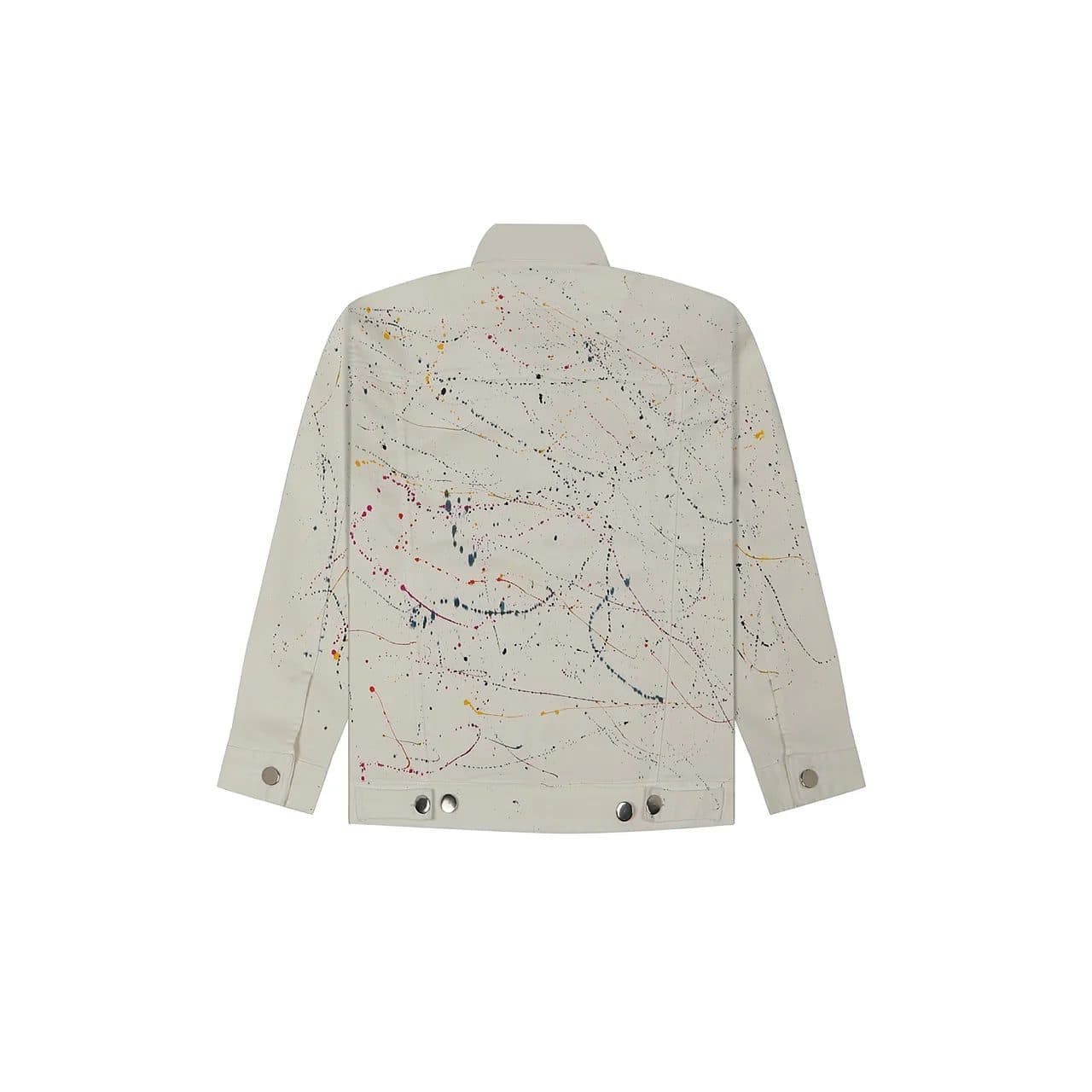 WHITE PAINTED DENIM WOMEN'S JACKET image 2