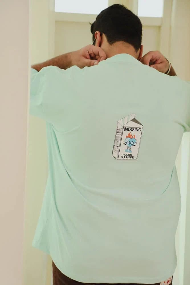 Milk Carton - Missing Fucks Oversized Fit image 4