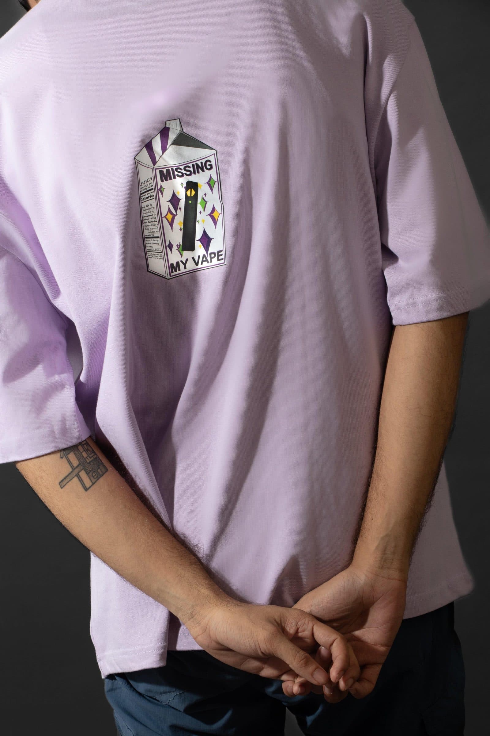 Milk Carton - Missing Vape Oversized Fit image 3