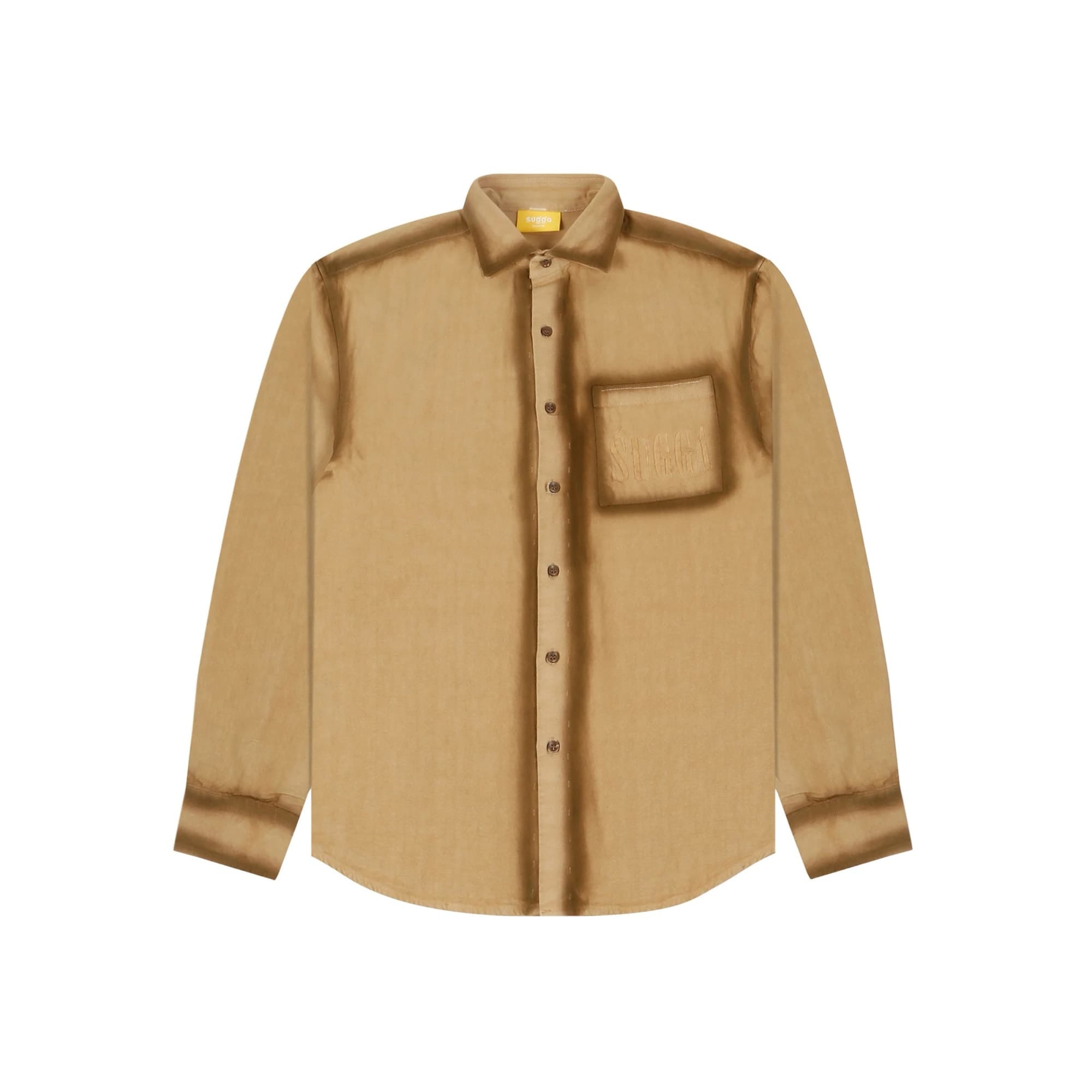 Outline Overshirt in Brown image 1