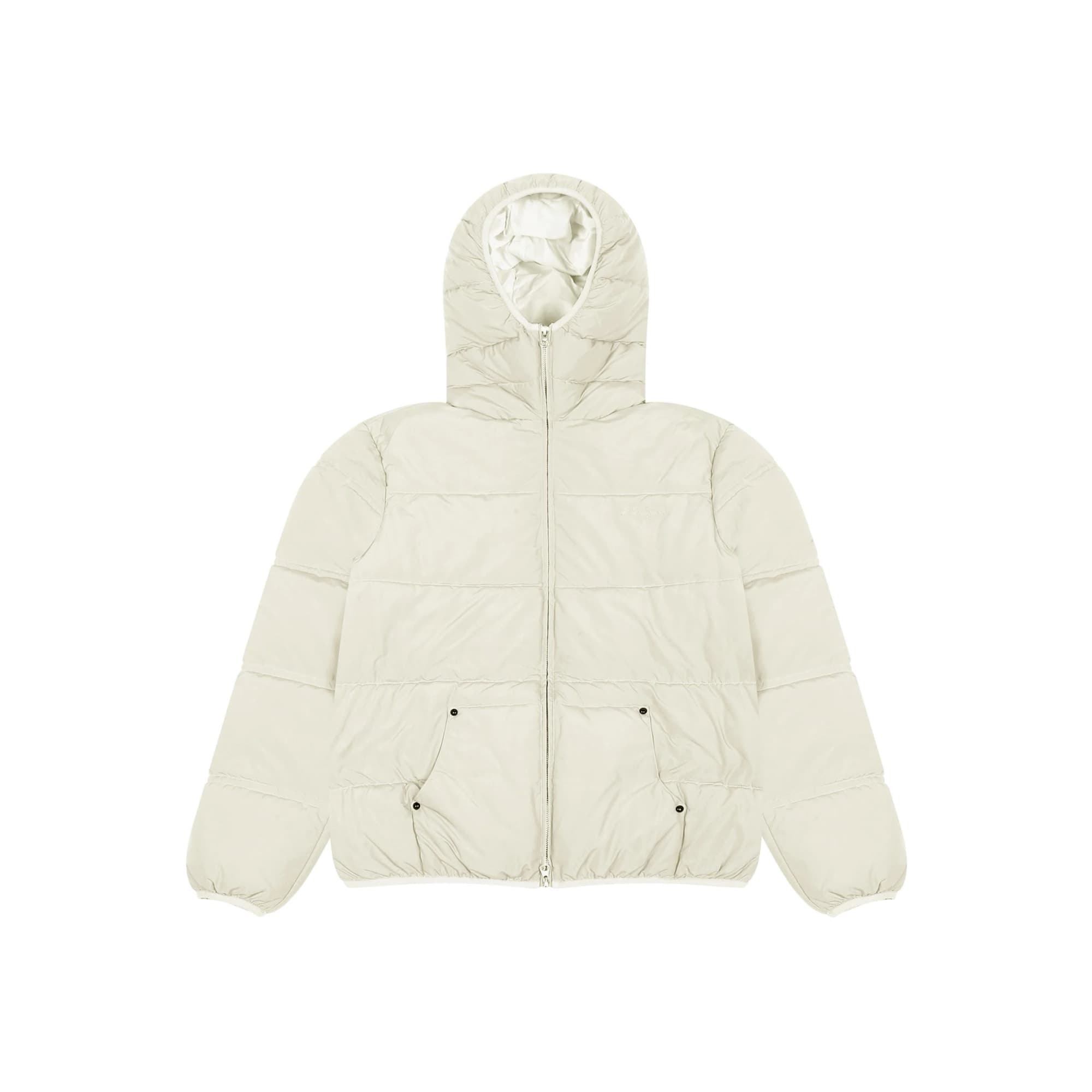 Puffer Jacket full sleeves in cream image 1