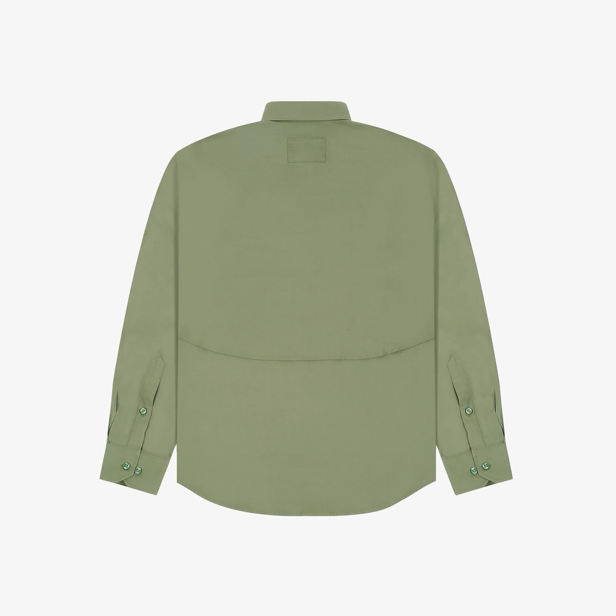 Sugga Solid Shirt In Matcha Green image 2