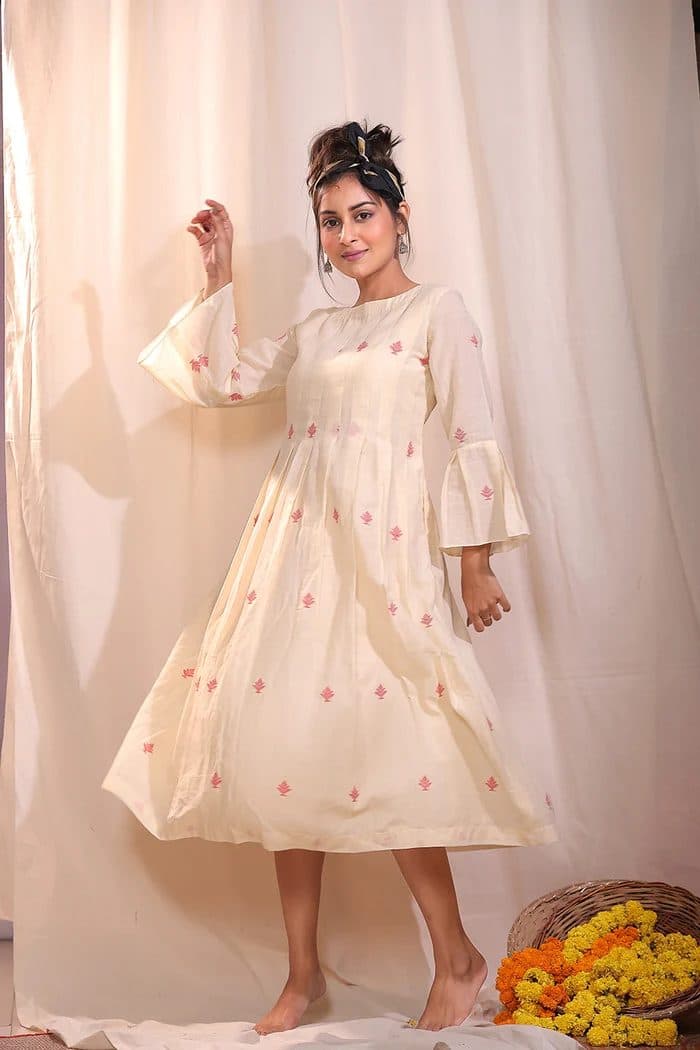Redwood Jamdani Dress hover