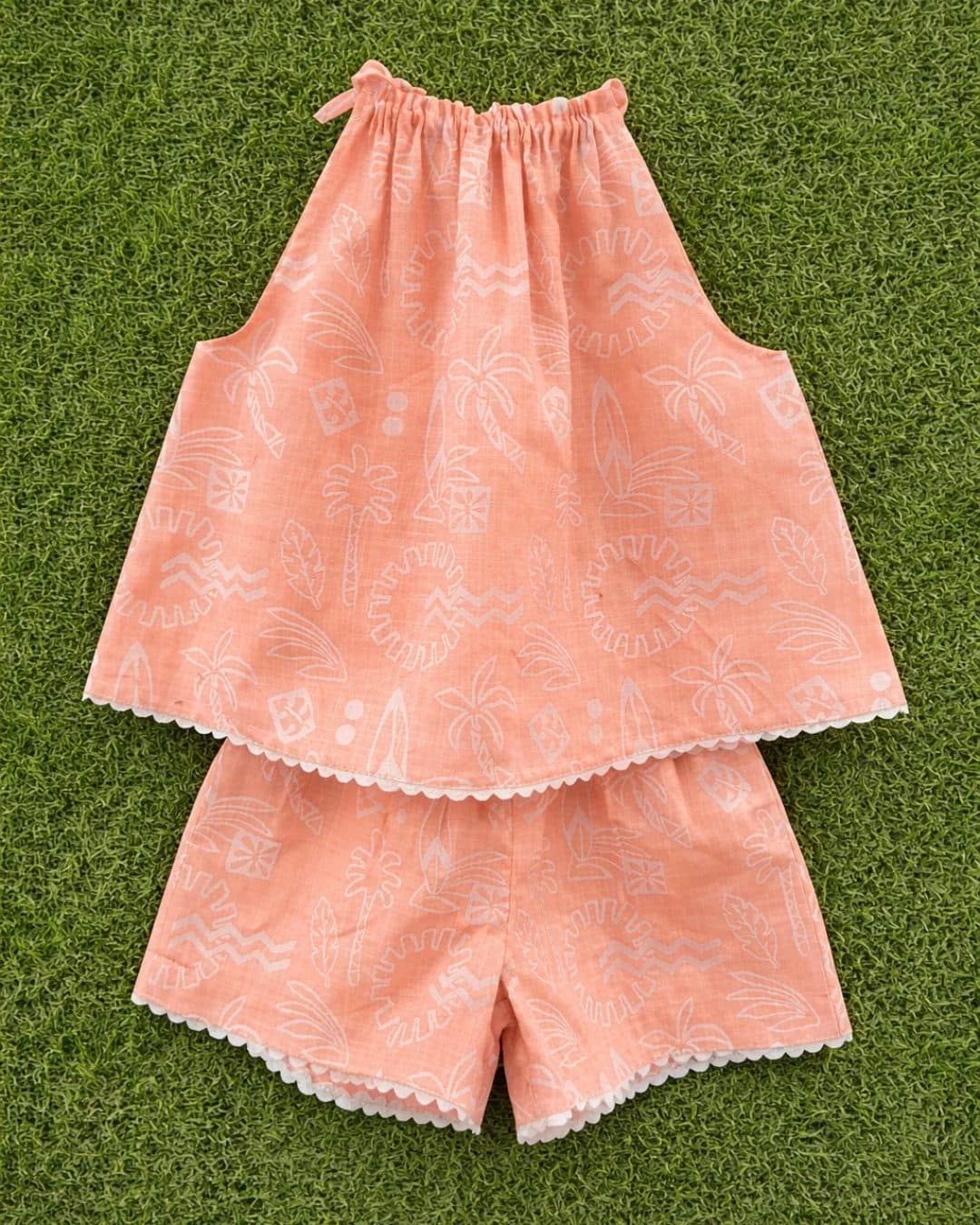 Peach Coral Co-ord Set hover