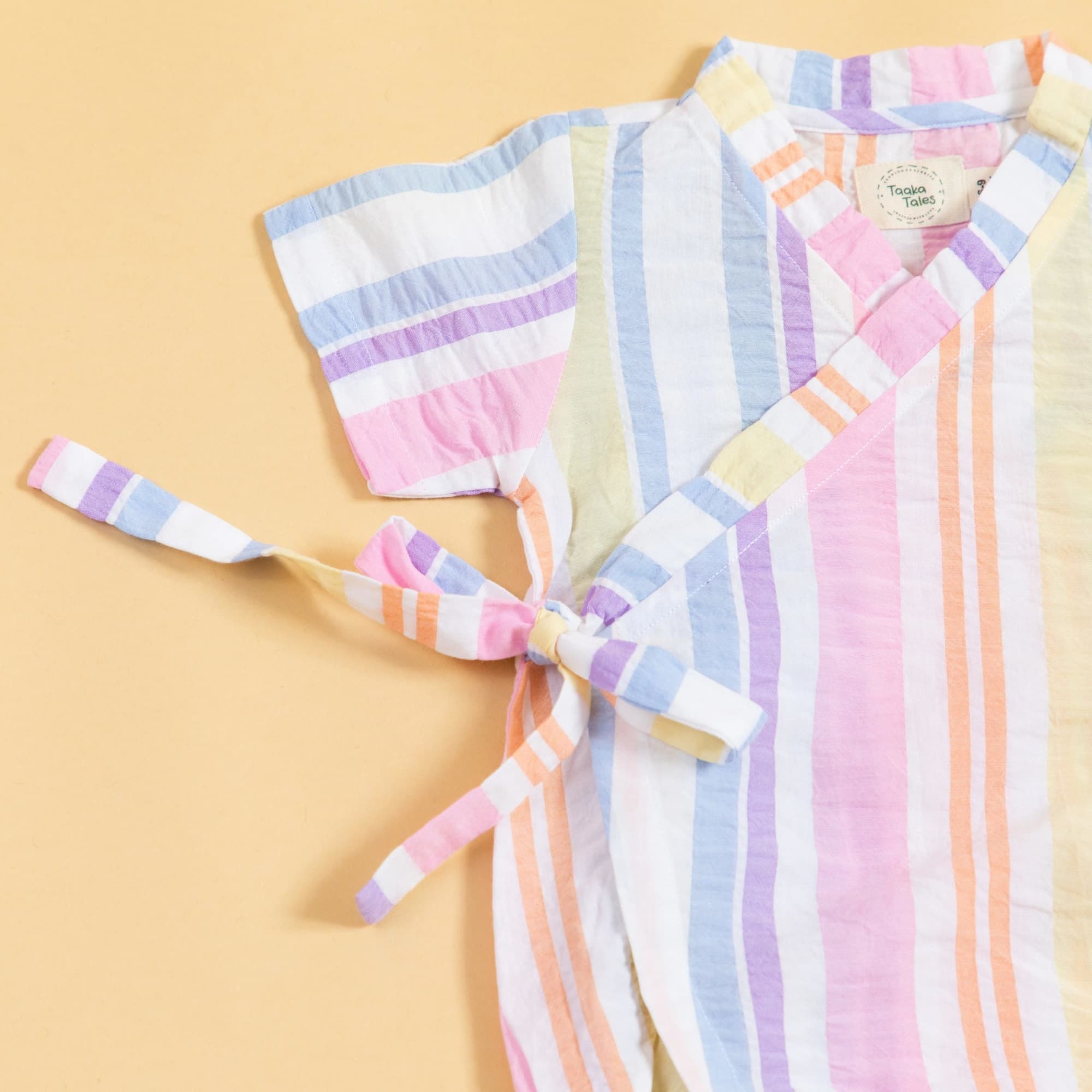 Rainbow Ribbons Kimono Romper image 3