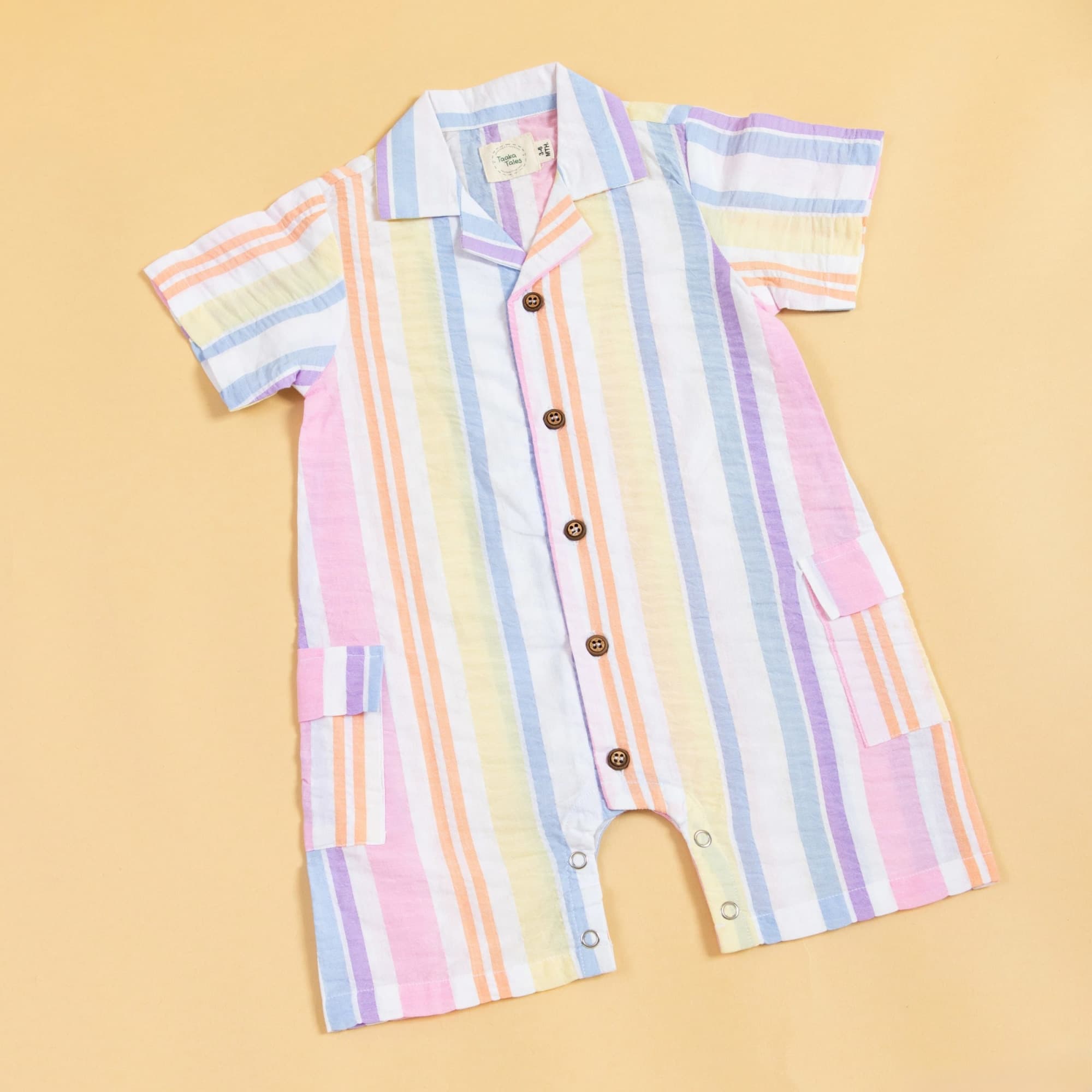 Rainbow Ribbons Playsuit Romper hover