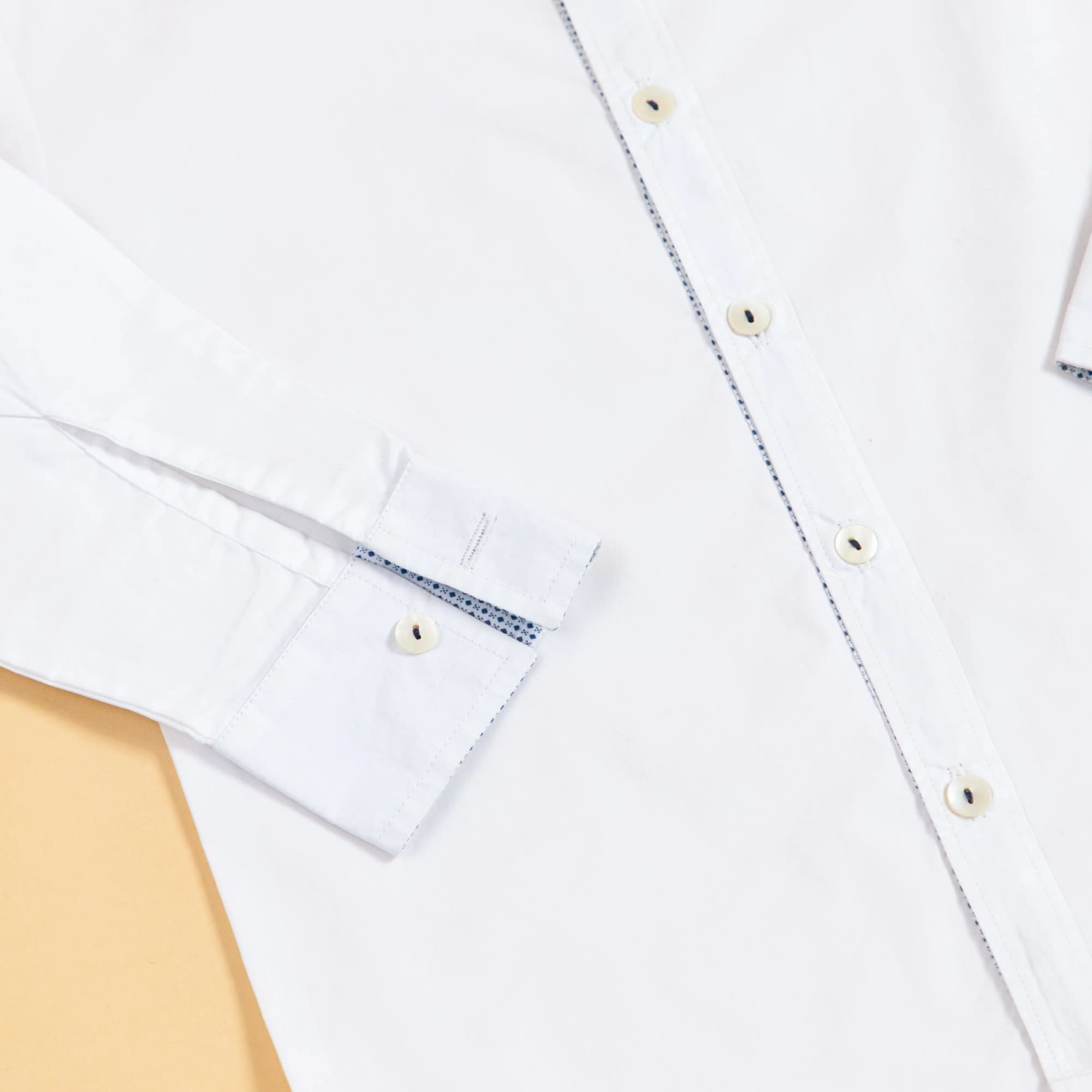 The Classic Charm Formal White Shirt image 3