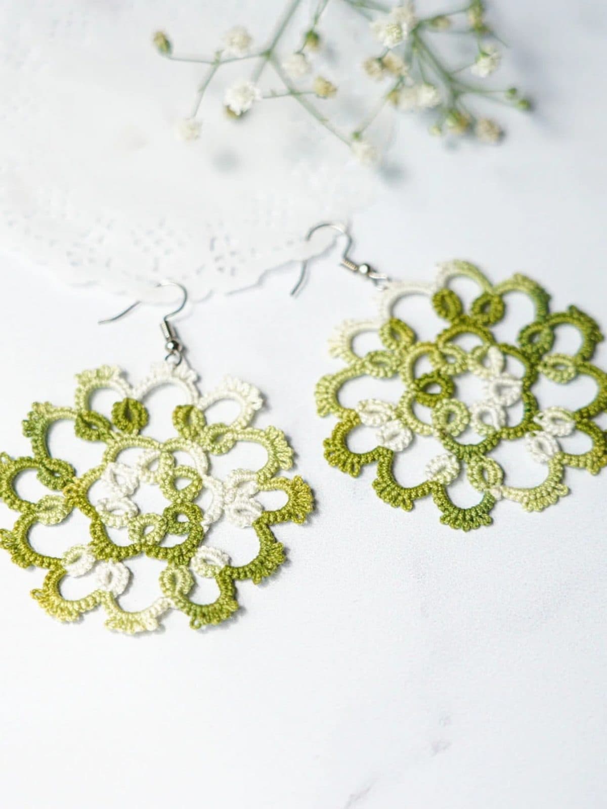 Olive Branch Earrings image 1