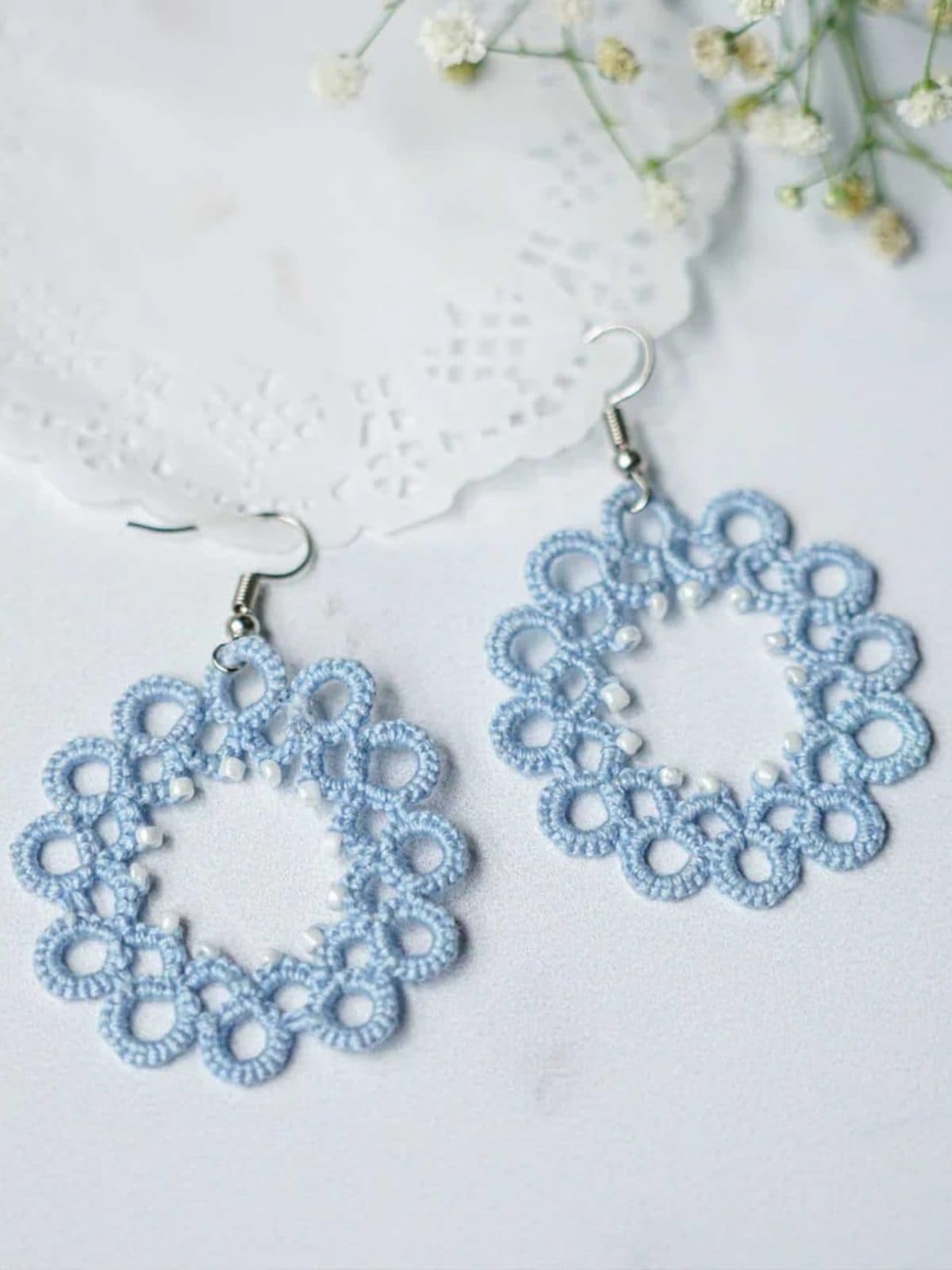 Powder Loop Earrings