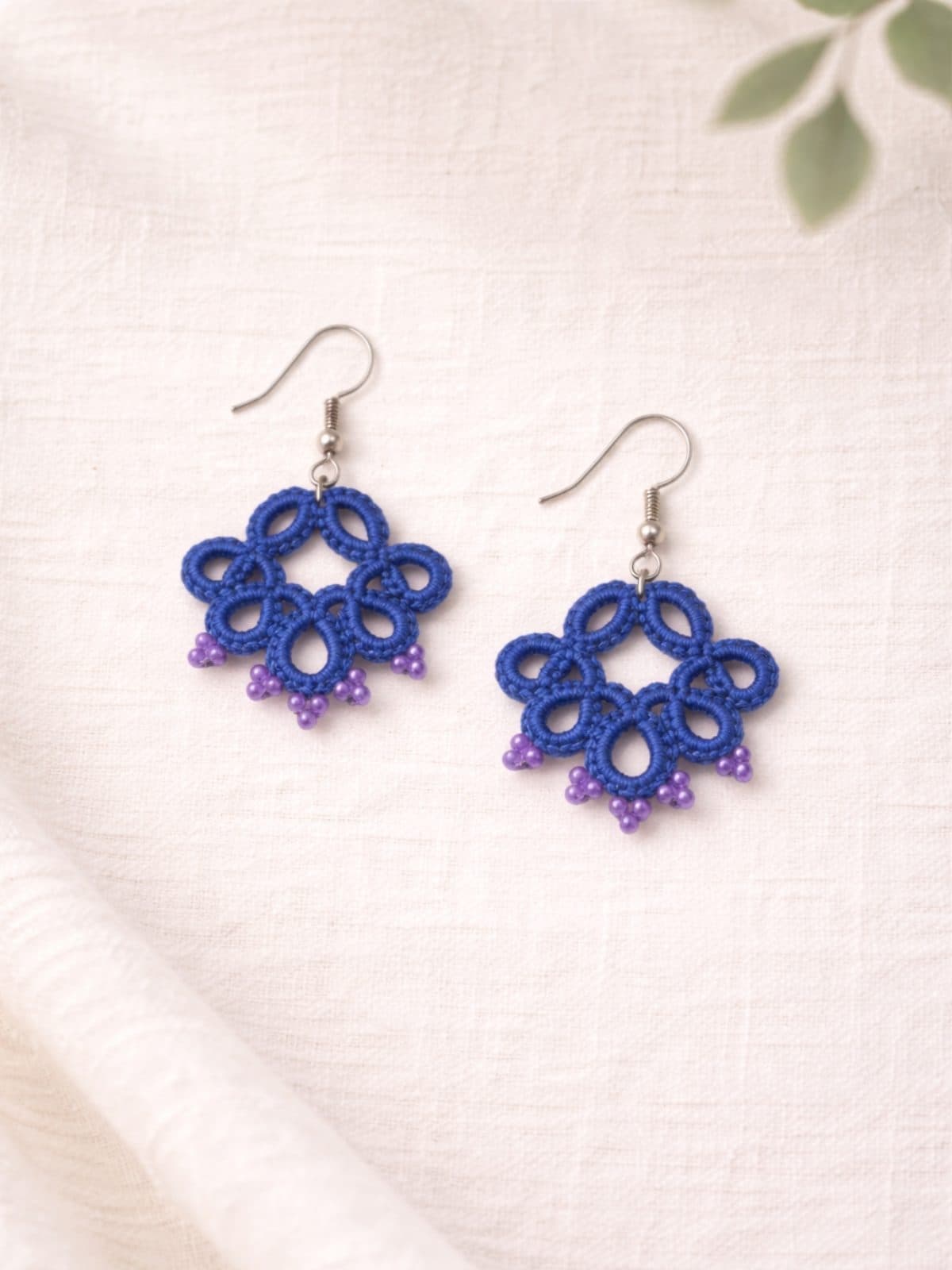 Indigo Glint Earrings
